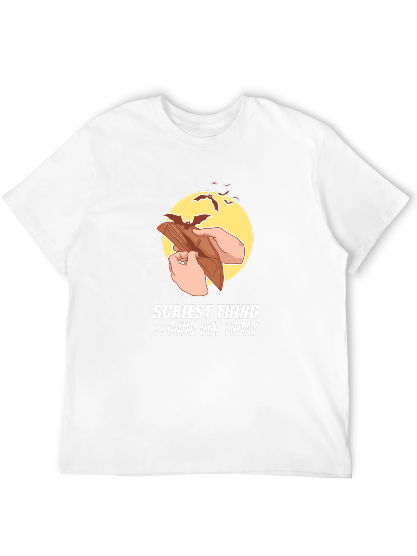 Scariest Thing Empty Wallet Graphic T-Shirt