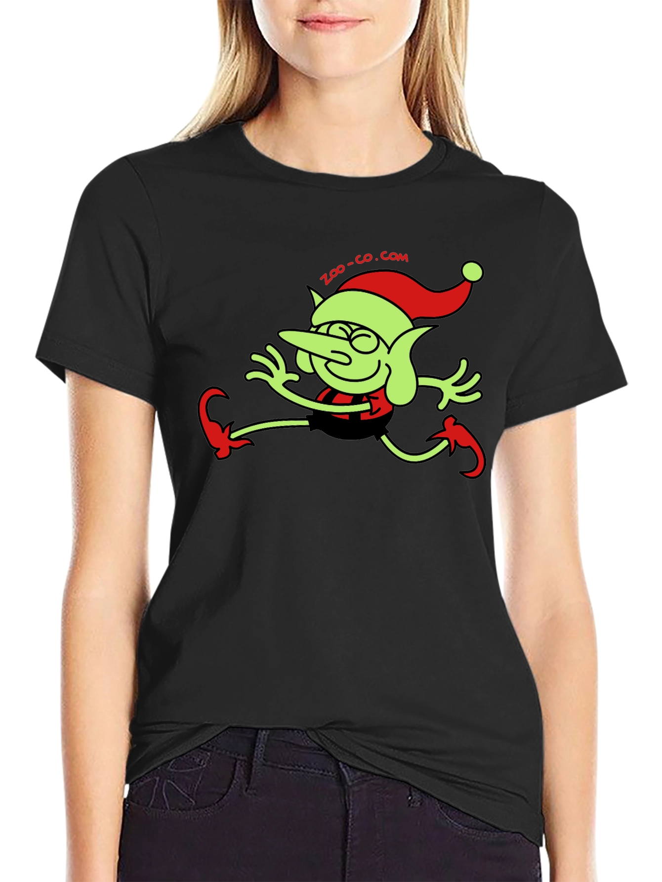 Whimsical Elf T-Shirt - Fun Cartoon Design