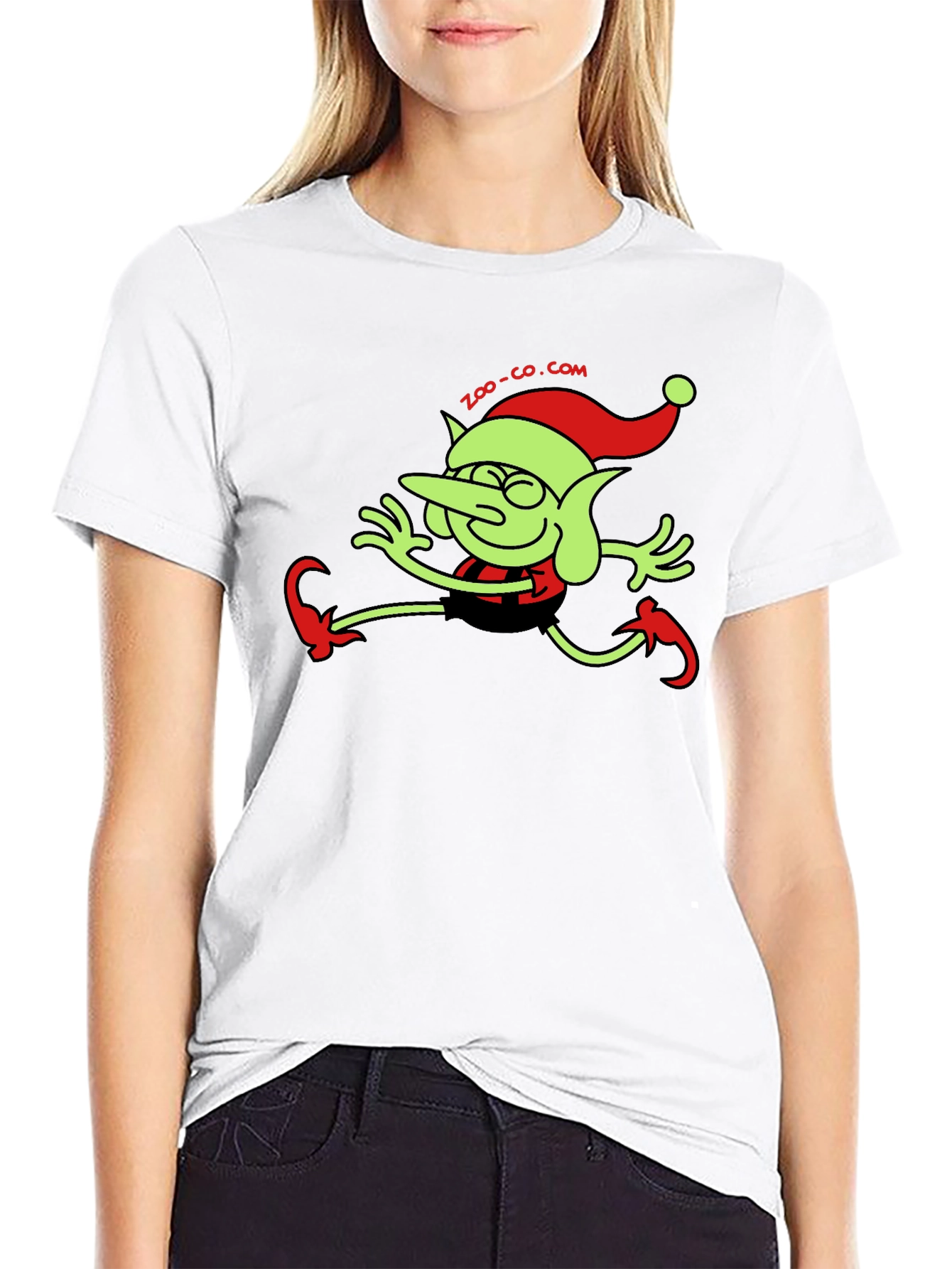 Whimsical Elf T-Shirt - Fun Cartoon Design