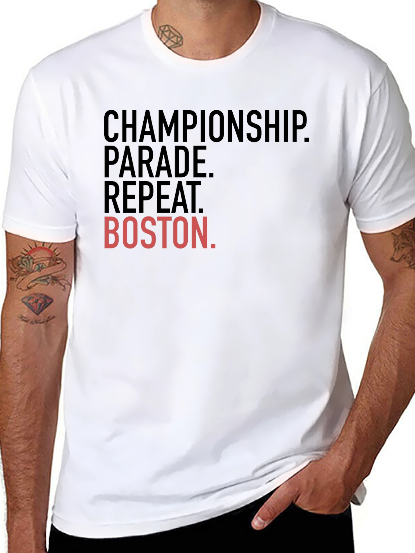 Championship Parade Repeat Boston T-Shirt