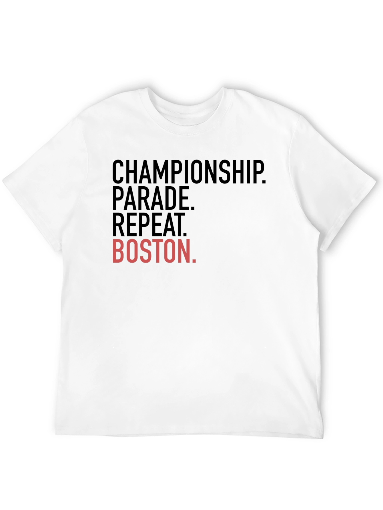 Championship Parade Repeat Boston T-Shirt