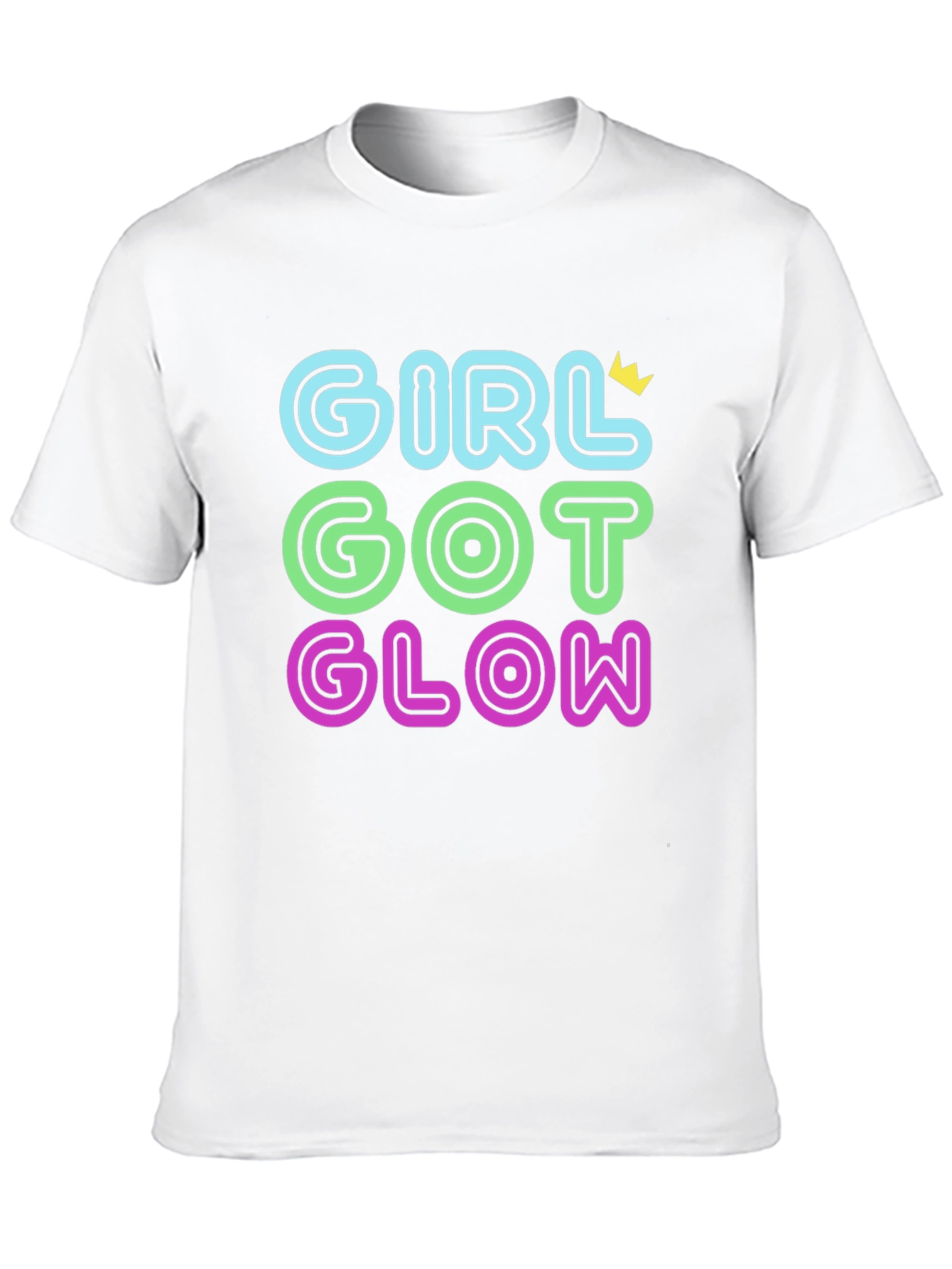 Girl Got Glow T-Shirt - Black Tee