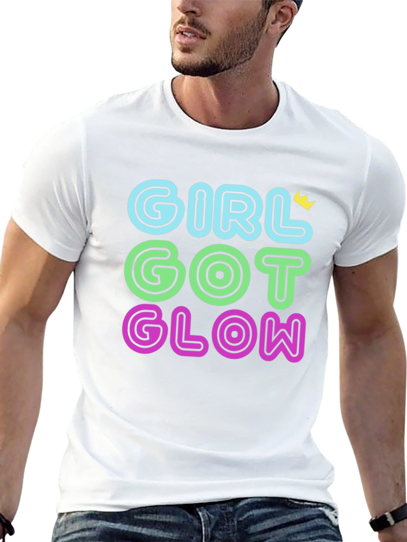 Girl Got Glow T-Shirt - Black Tee