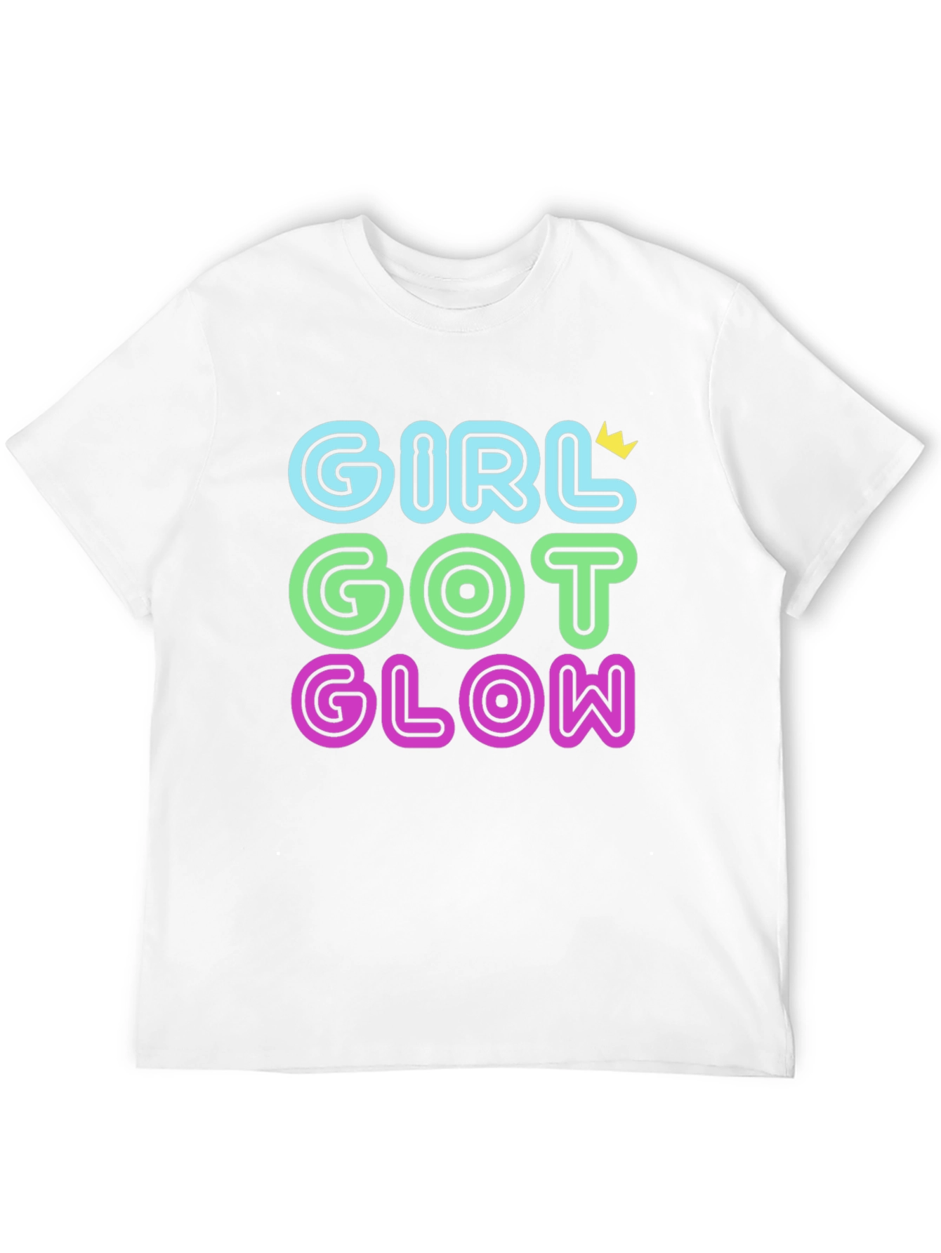 Girl Got Glow T-Shirt - Black Tee