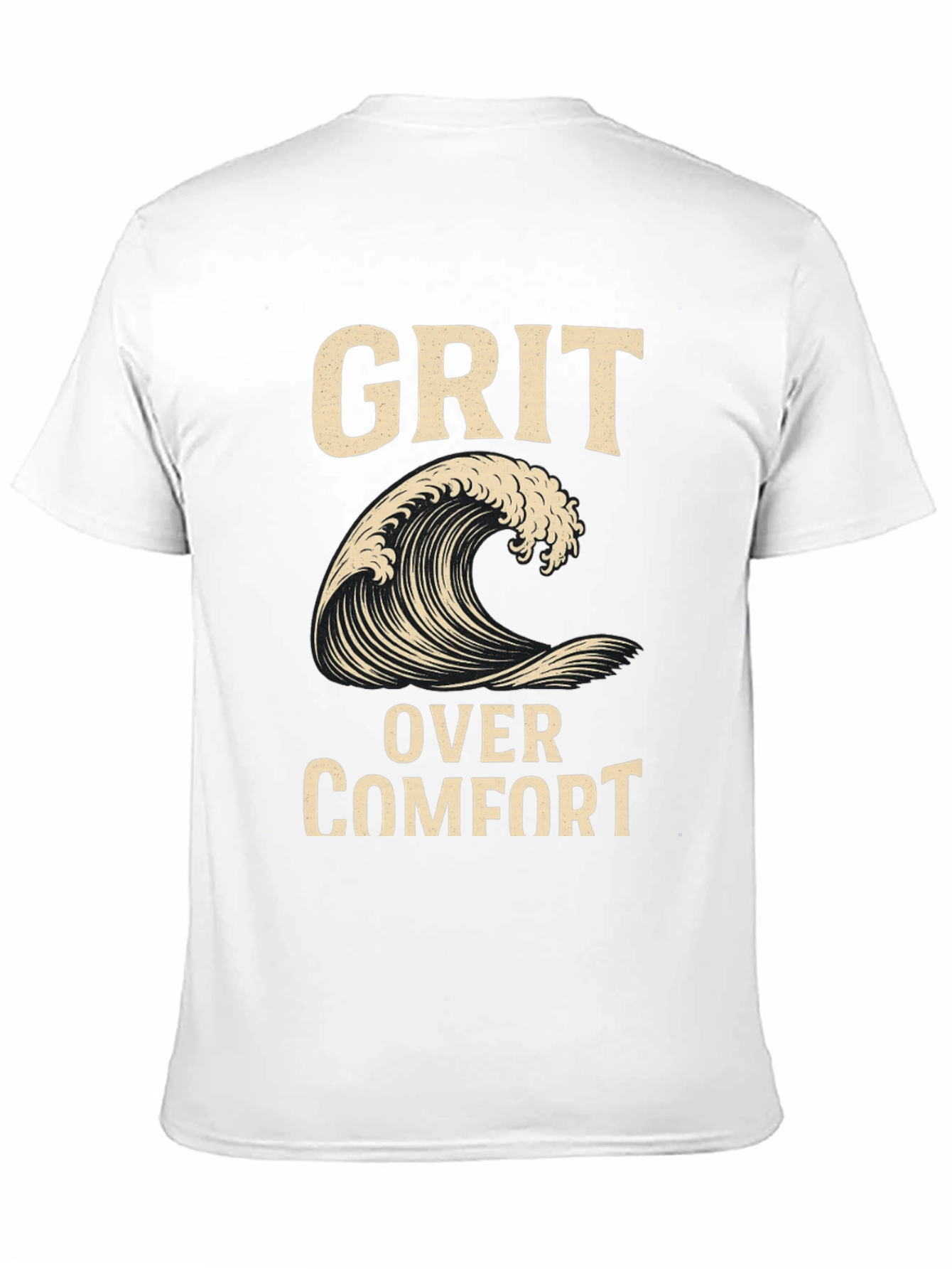 Grit Over Comfort Wave Graphic T-Shirt