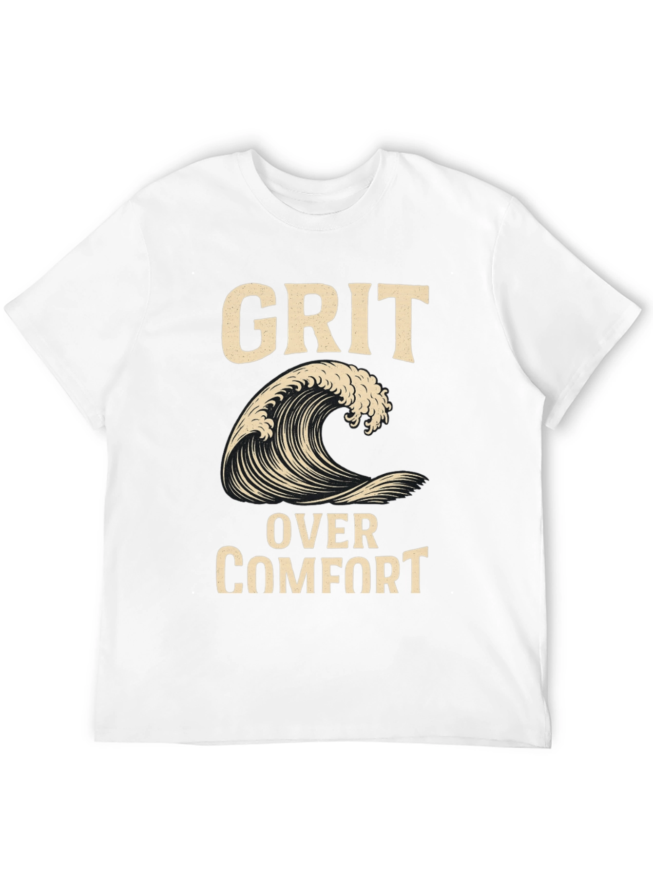 Grit Over Comfort Wave Graphic T-Shirt