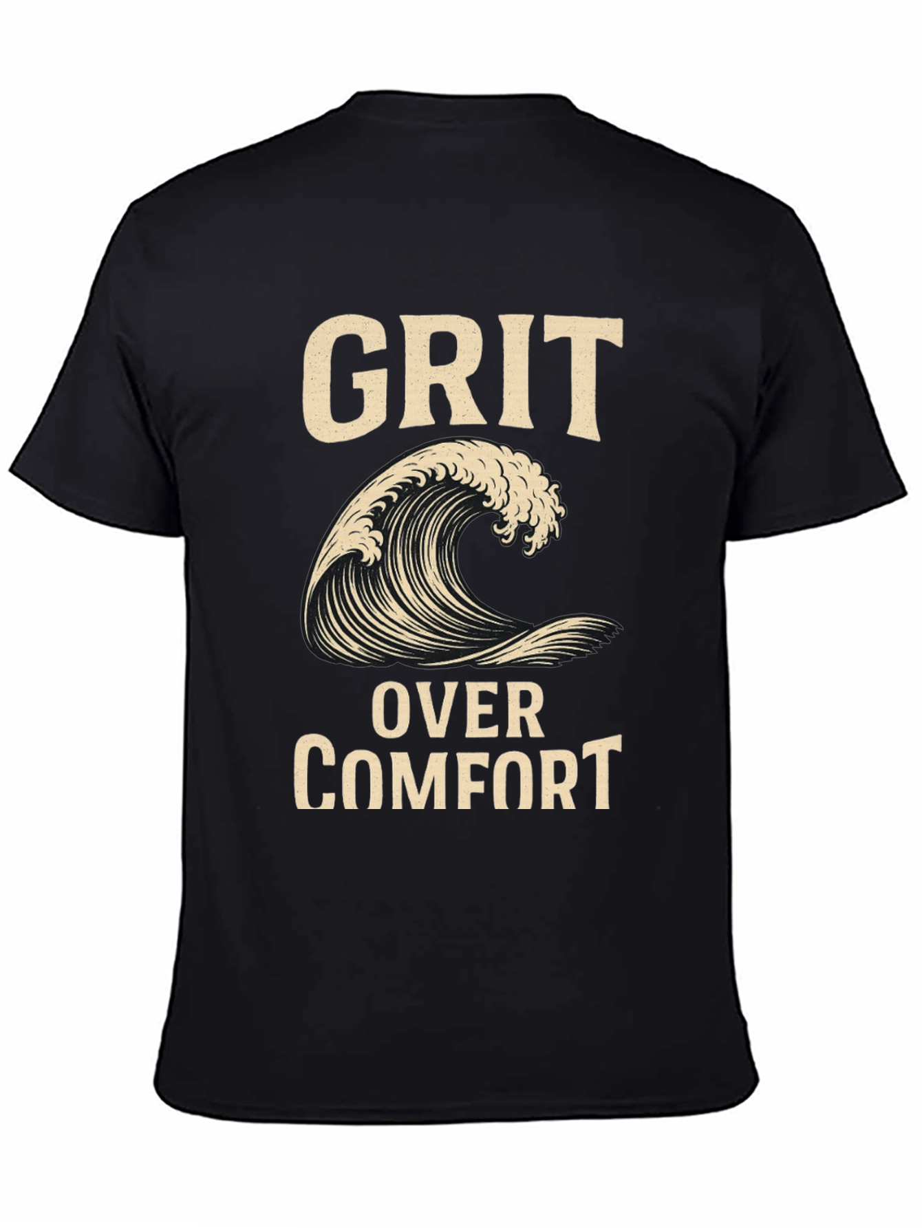 Grit Over Comfort Wave Graphic T-Shirt
