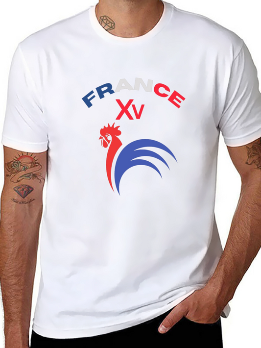 France XV Rooster Graphic T-Shirt