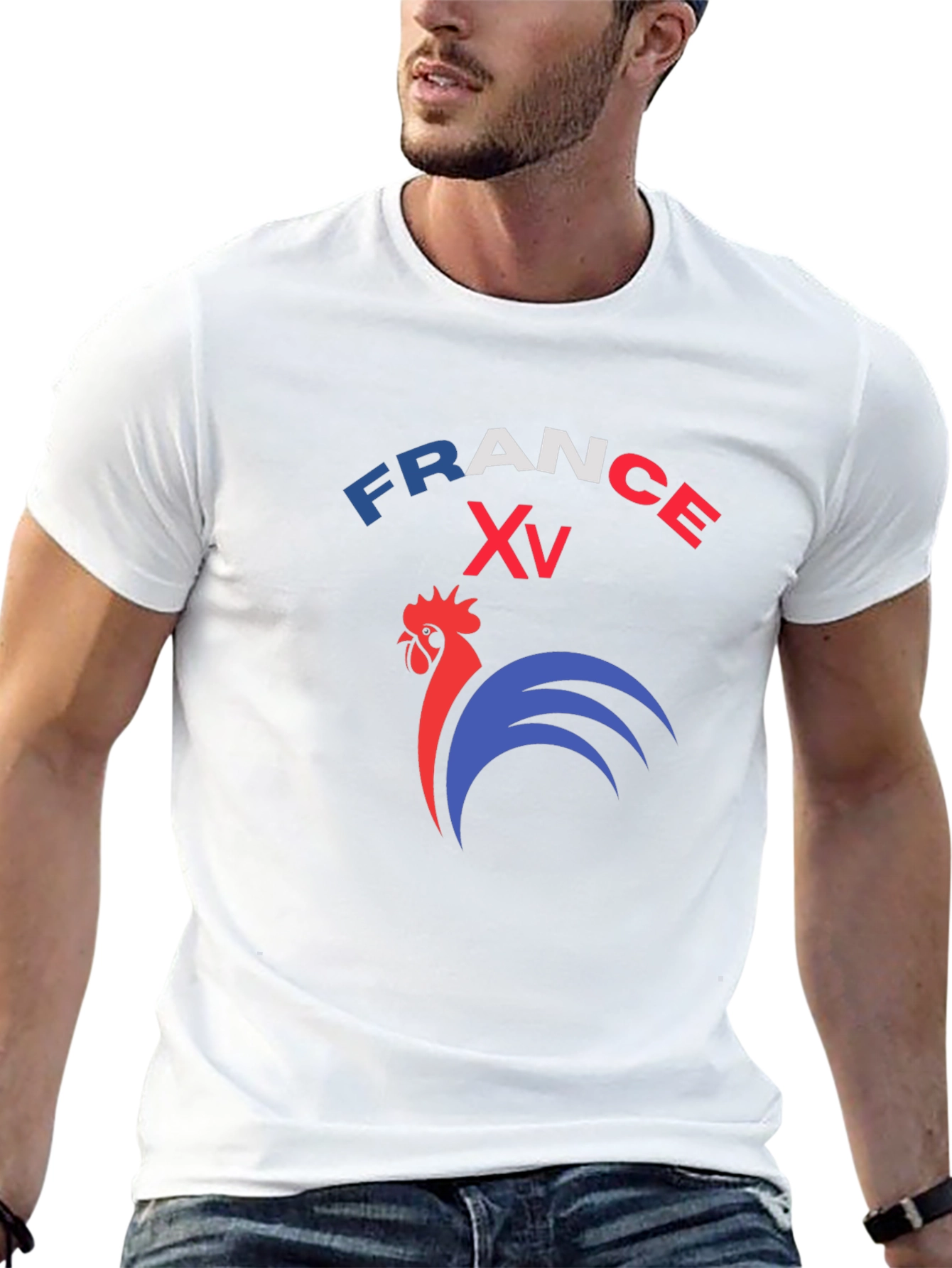 France XV Rooster Graphic T-Shirt