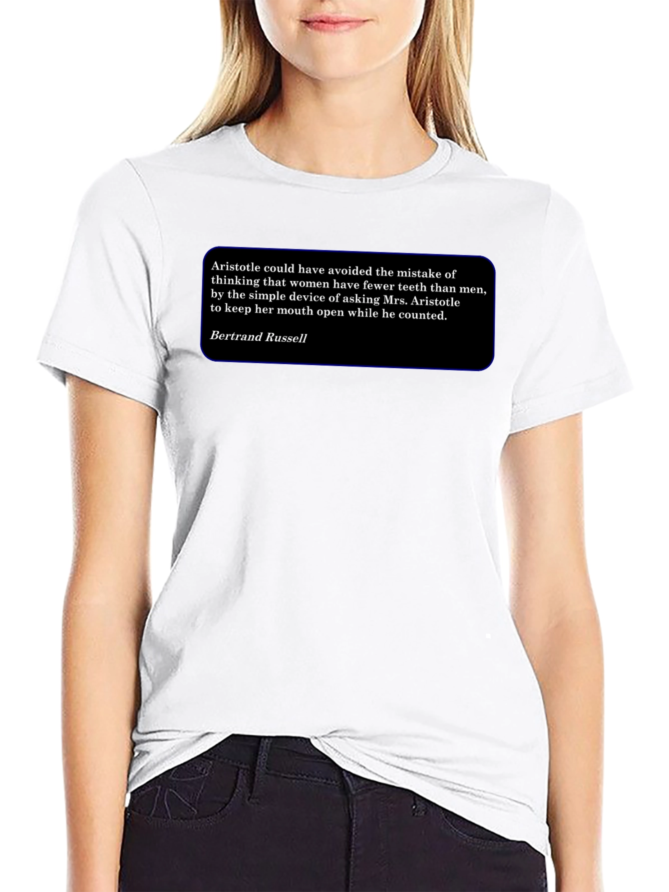 Aristotle Bertrand Russell T-Shirt - Philosophical Quote Tee