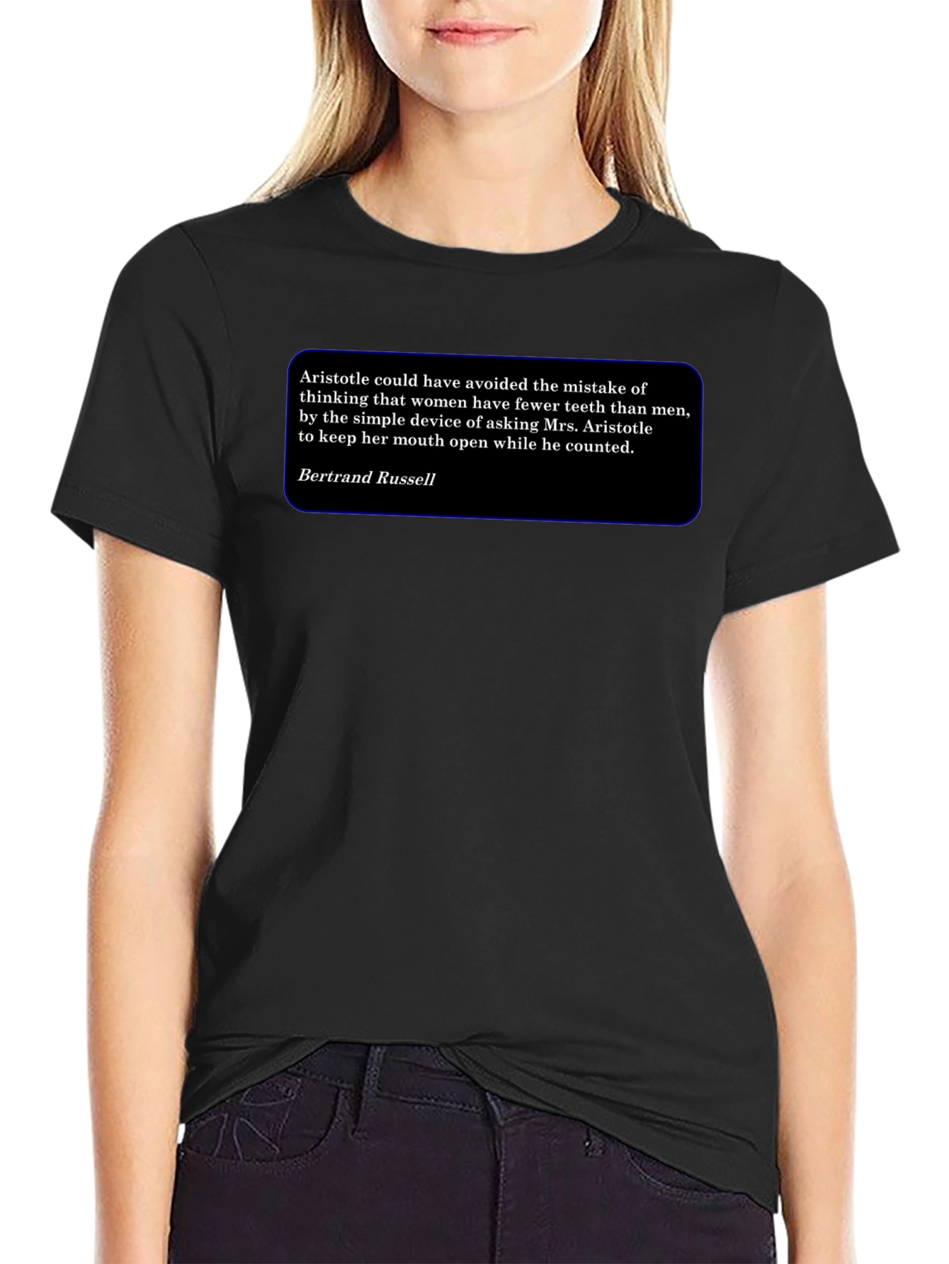 Aristotle Bertrand Russell T-Shirt - Philosophical Quote Tee