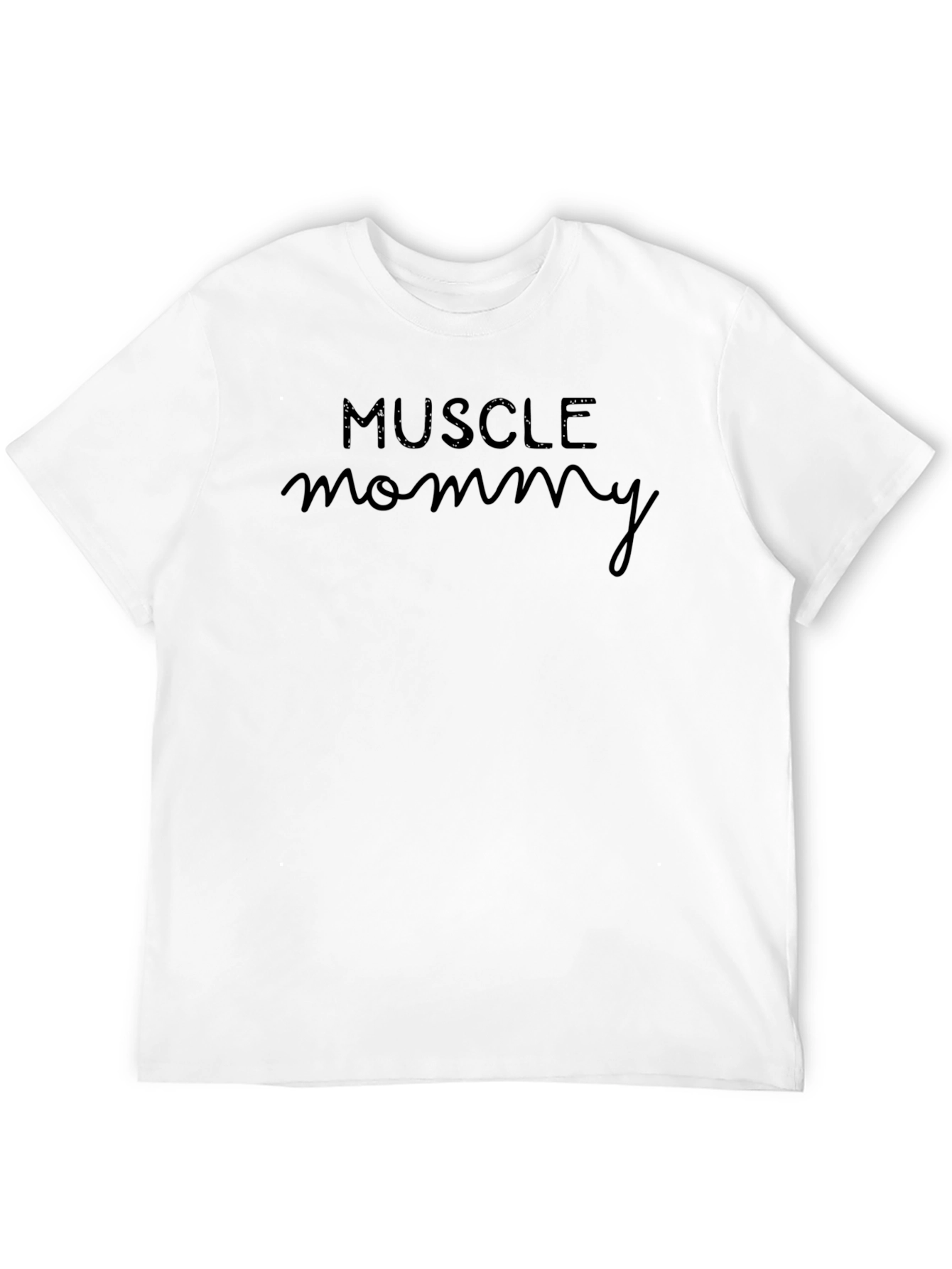 Muscle Mommy Black Graphic Tee