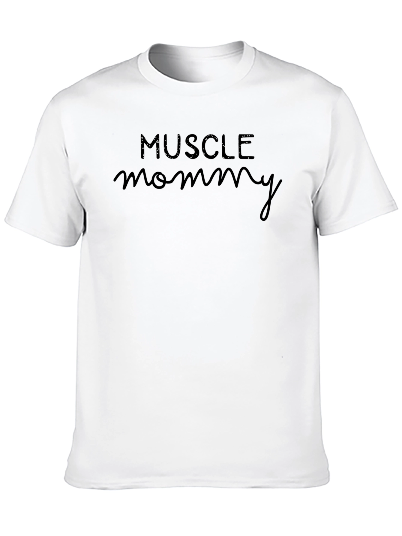 Muscle Mommy Black Graphic Tee