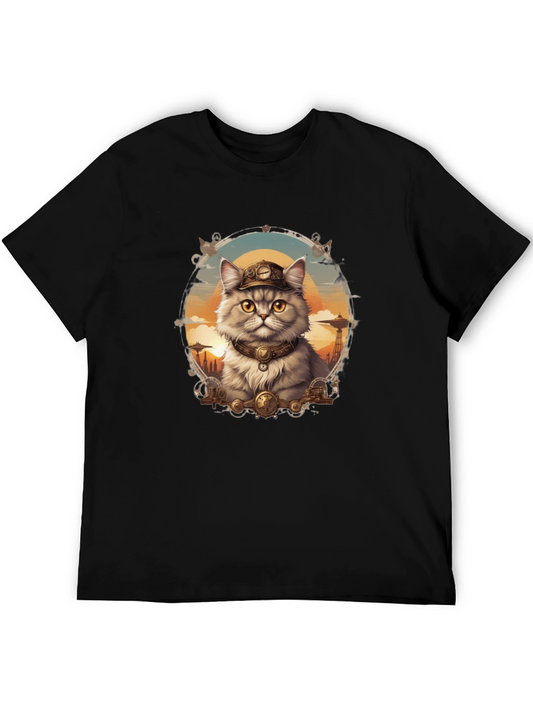 Steampunk Cat T-Shirt