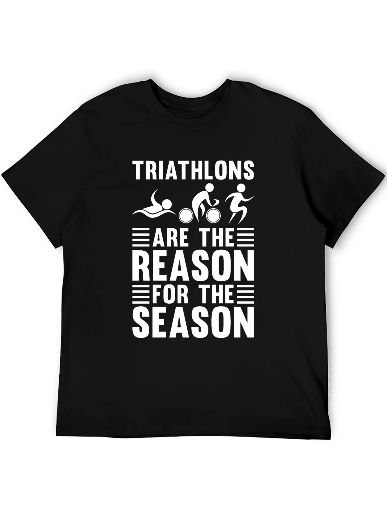 Triathlon Season T-Shirt - Swim Bike Run