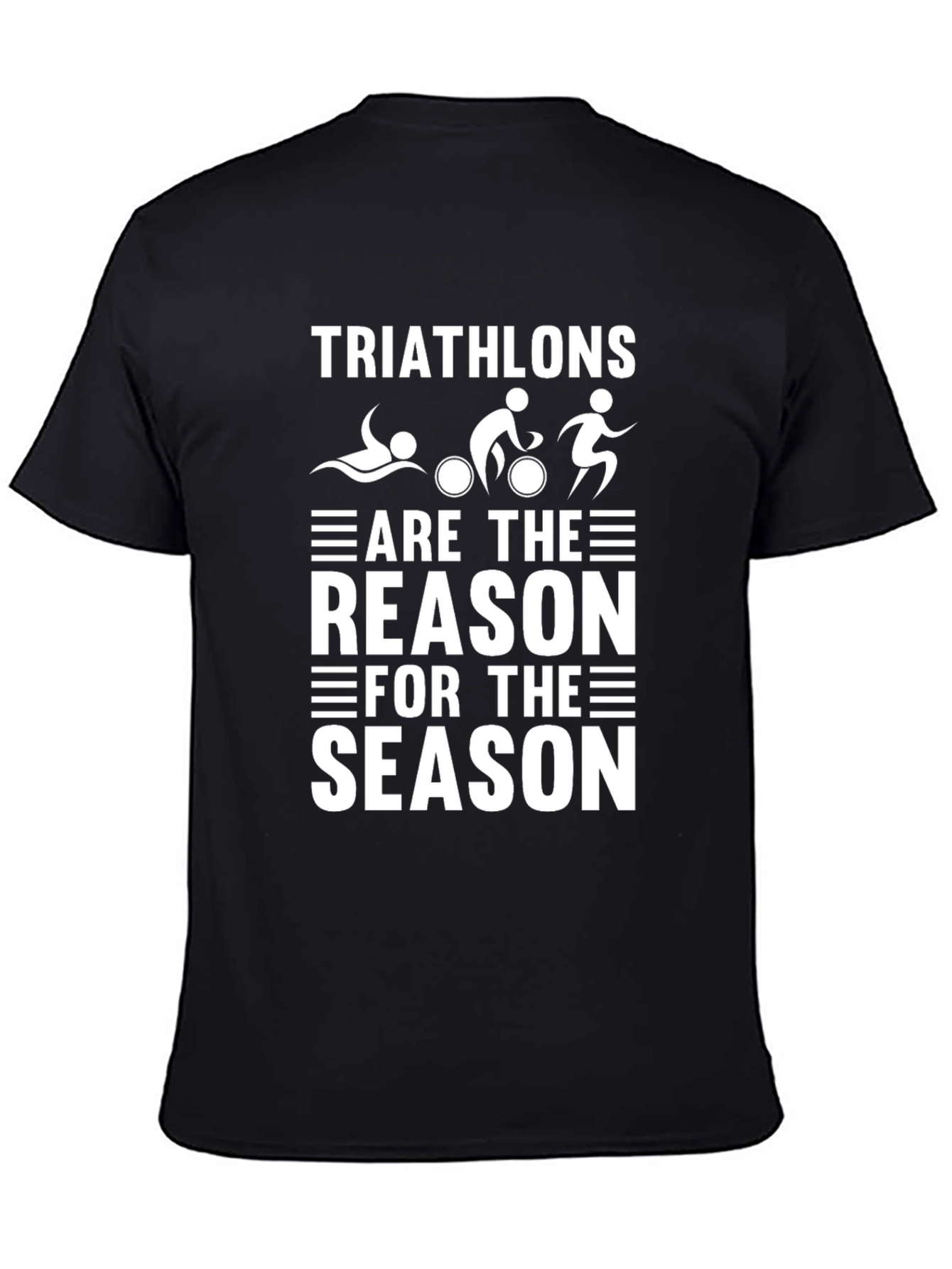 Triathlon Season T-Shirt - Swim Bike Run
