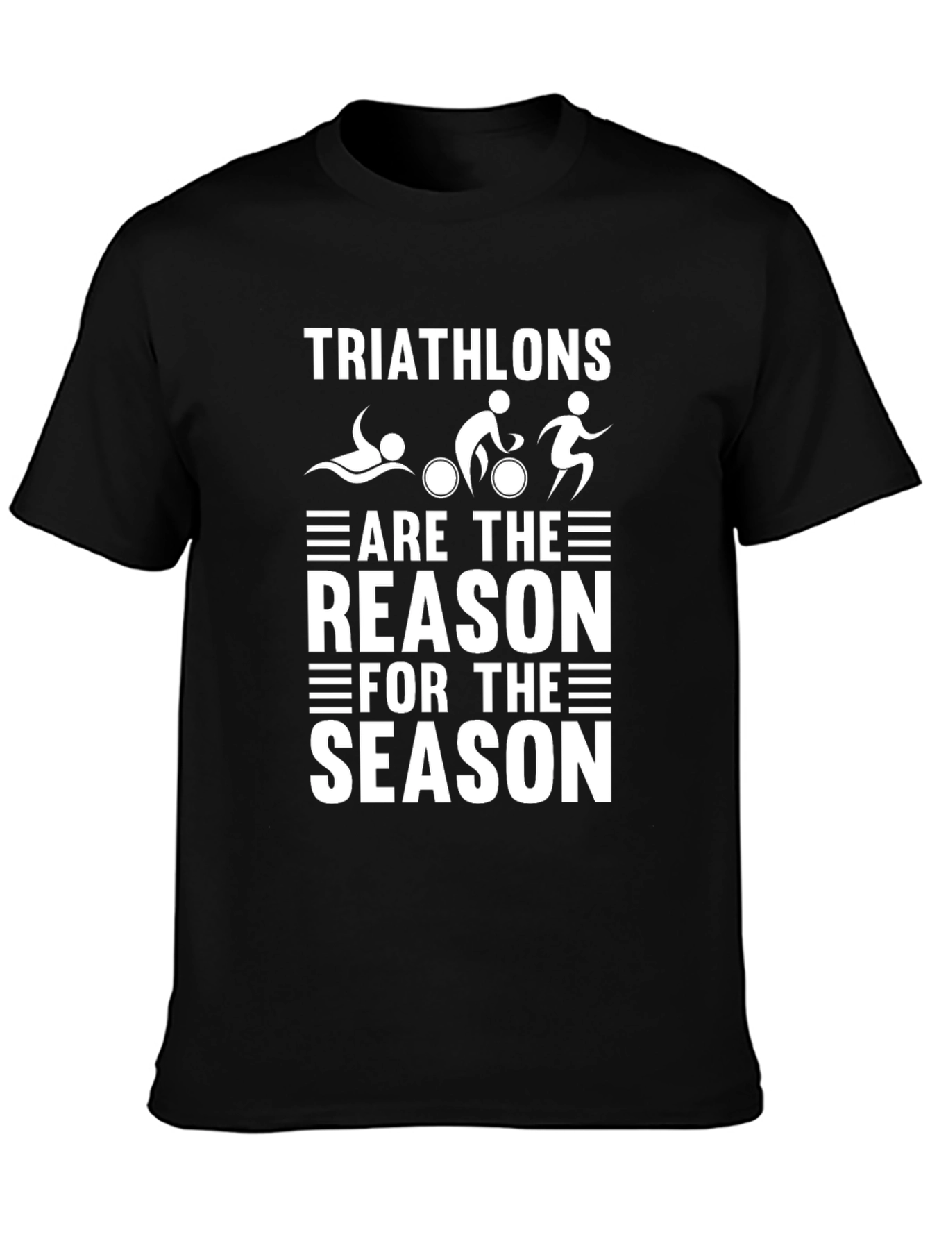Triathlon Season T-Shirt - Swim Bike Run
