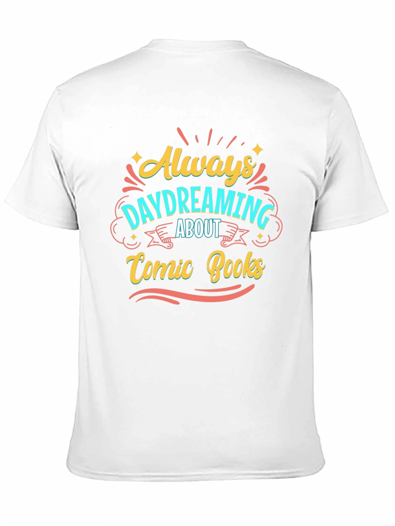 Comic Books Always Daydreaming Black Tee