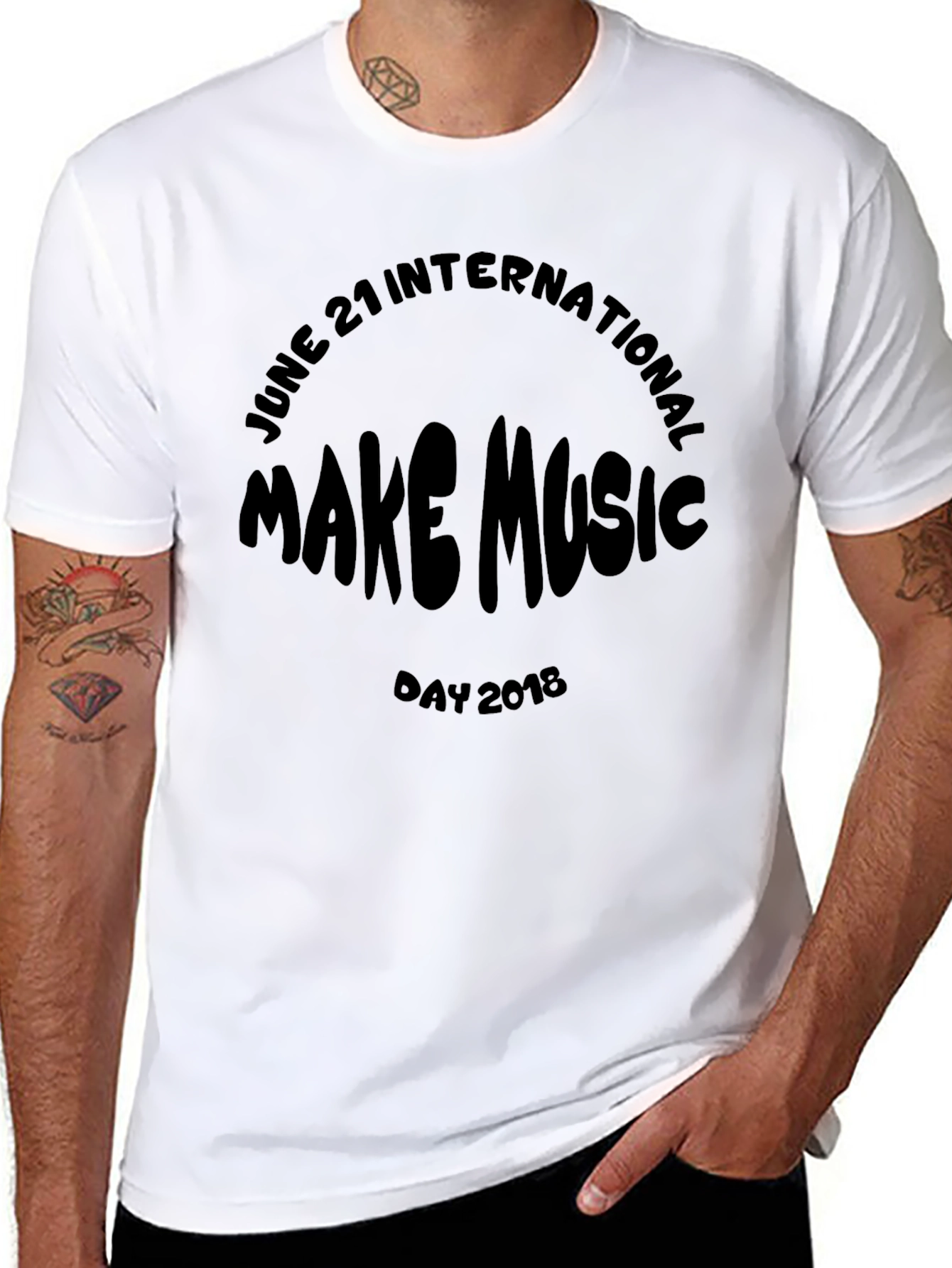 Make Music Day 2018 Black T-Shirt