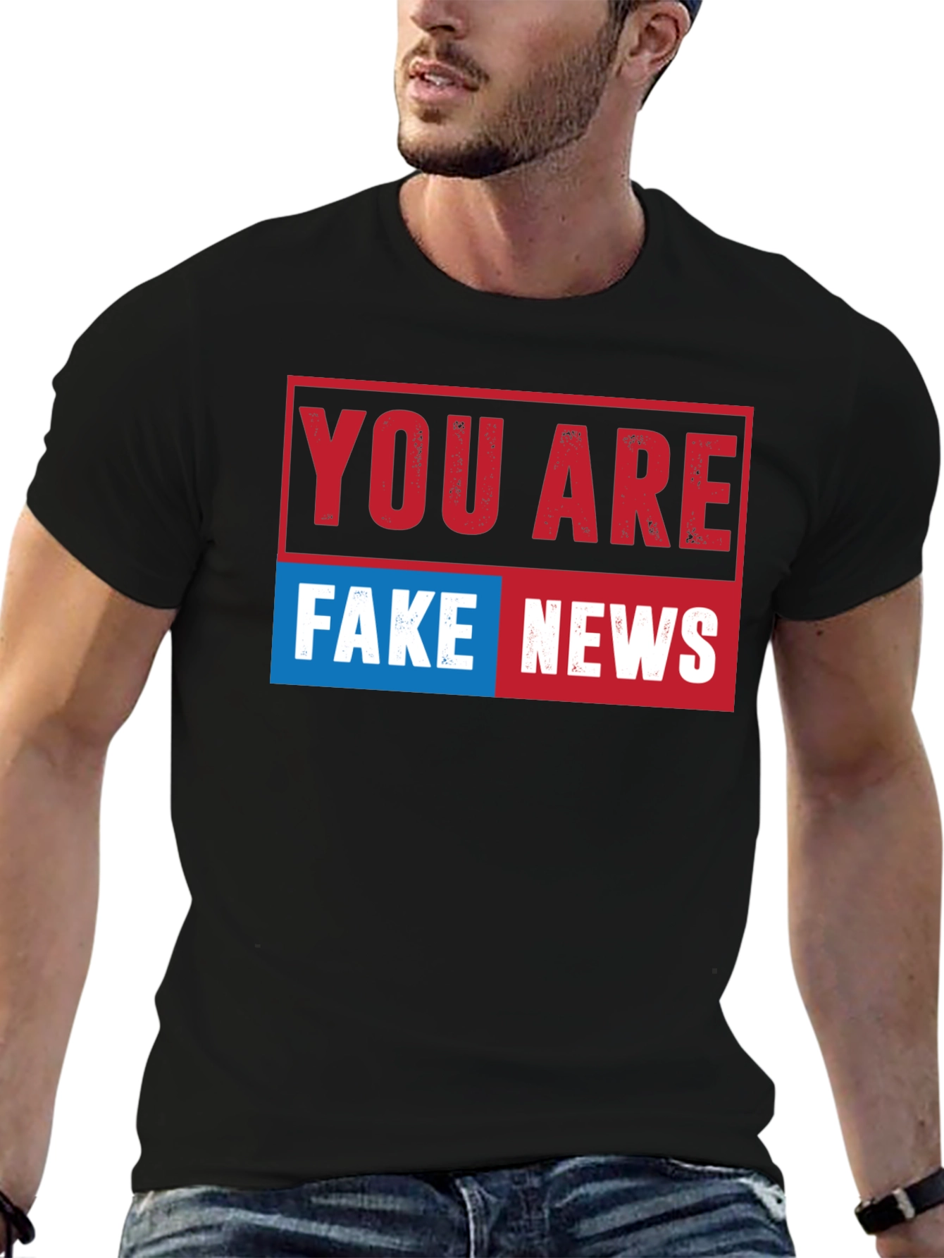 You Are Fake News Graphic T-Shirt
