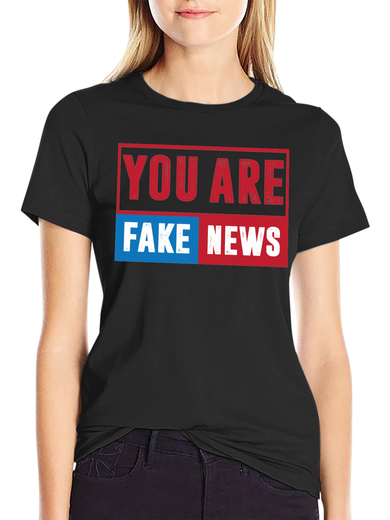 You Are Fake News Graphic T-Shirt