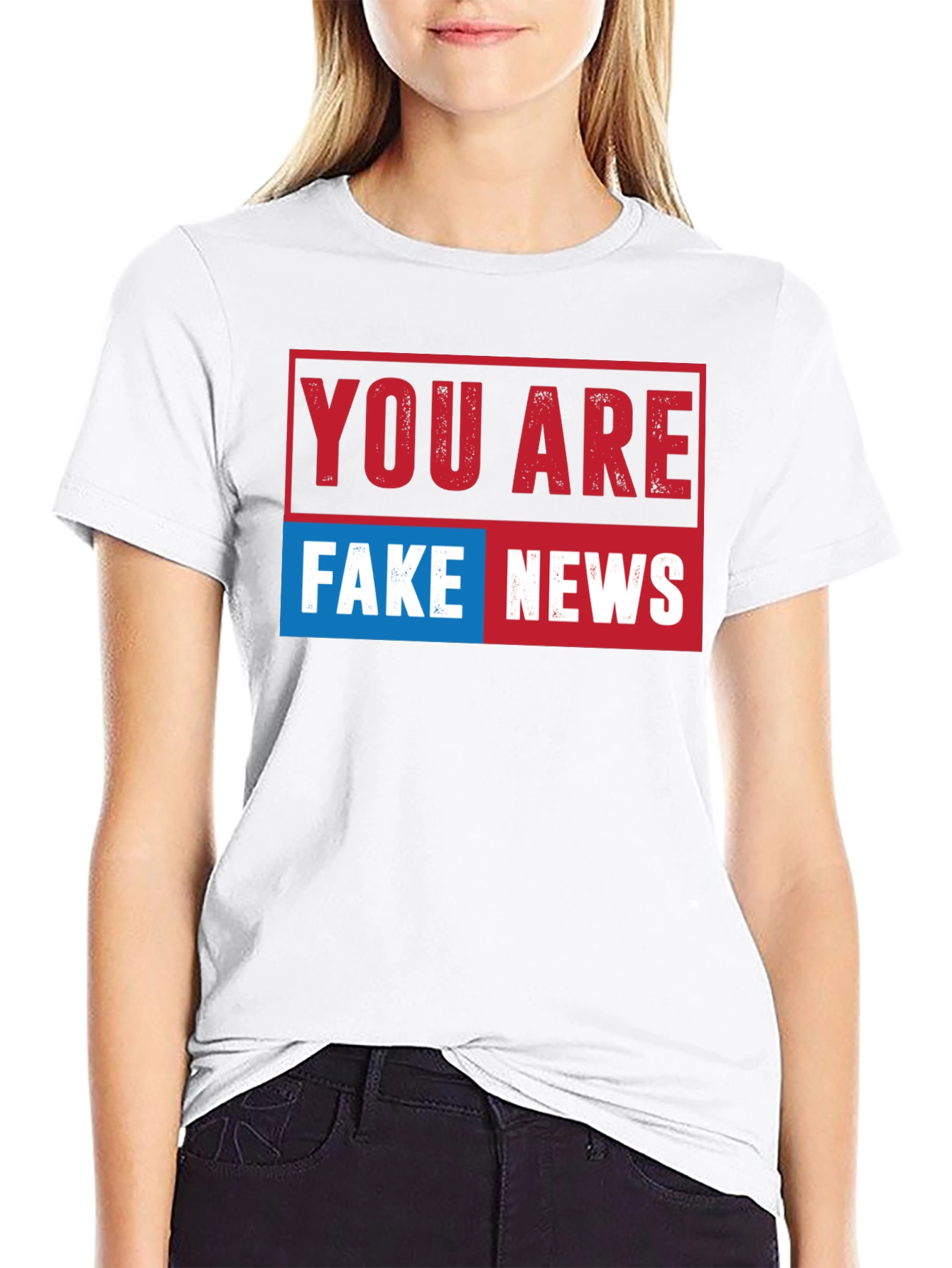 You Are Fake News Graphic T-Shirt