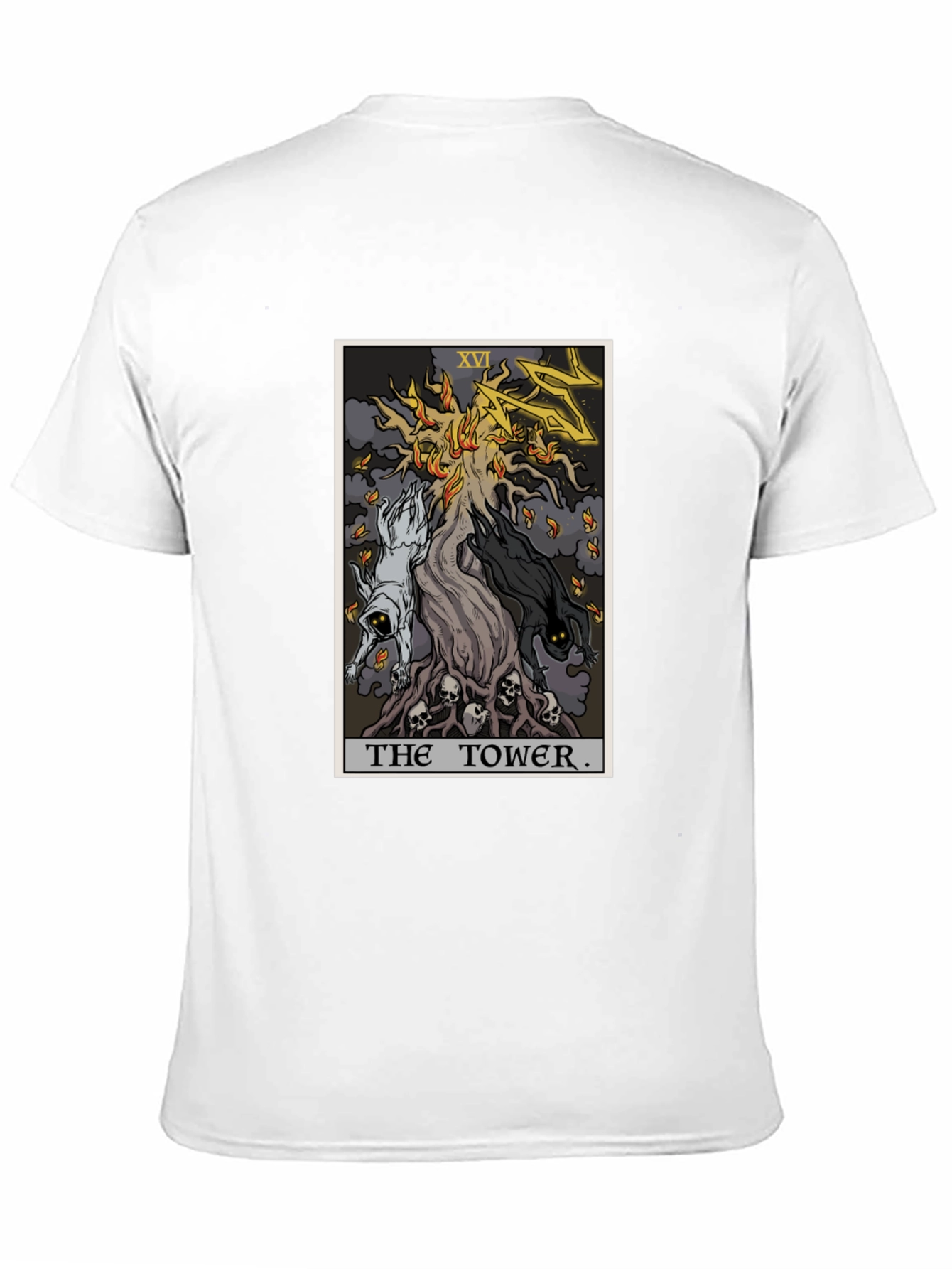 The Tower Tarot Card T-Shirt