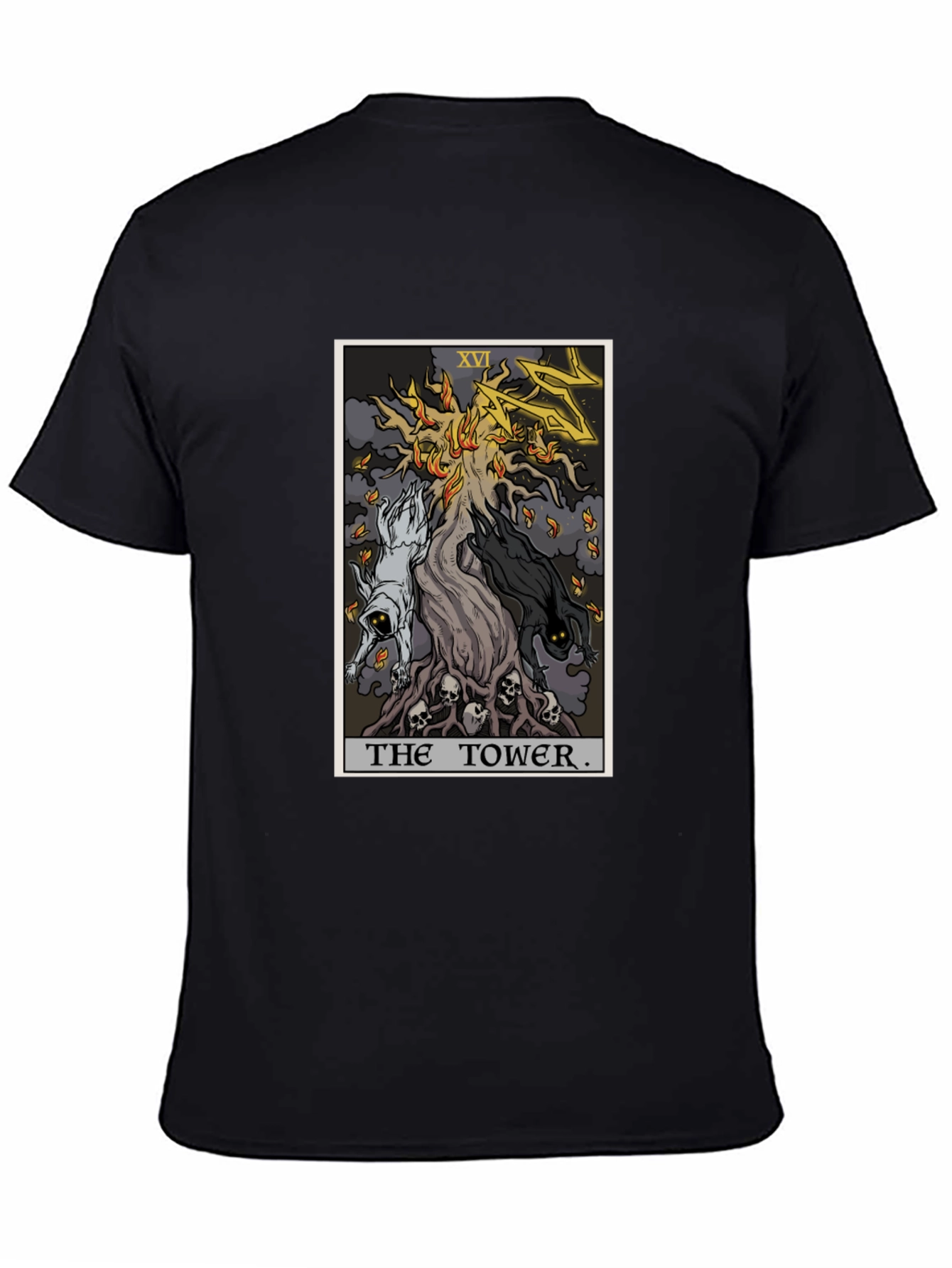 The Tower Tarot Card T-Shirt