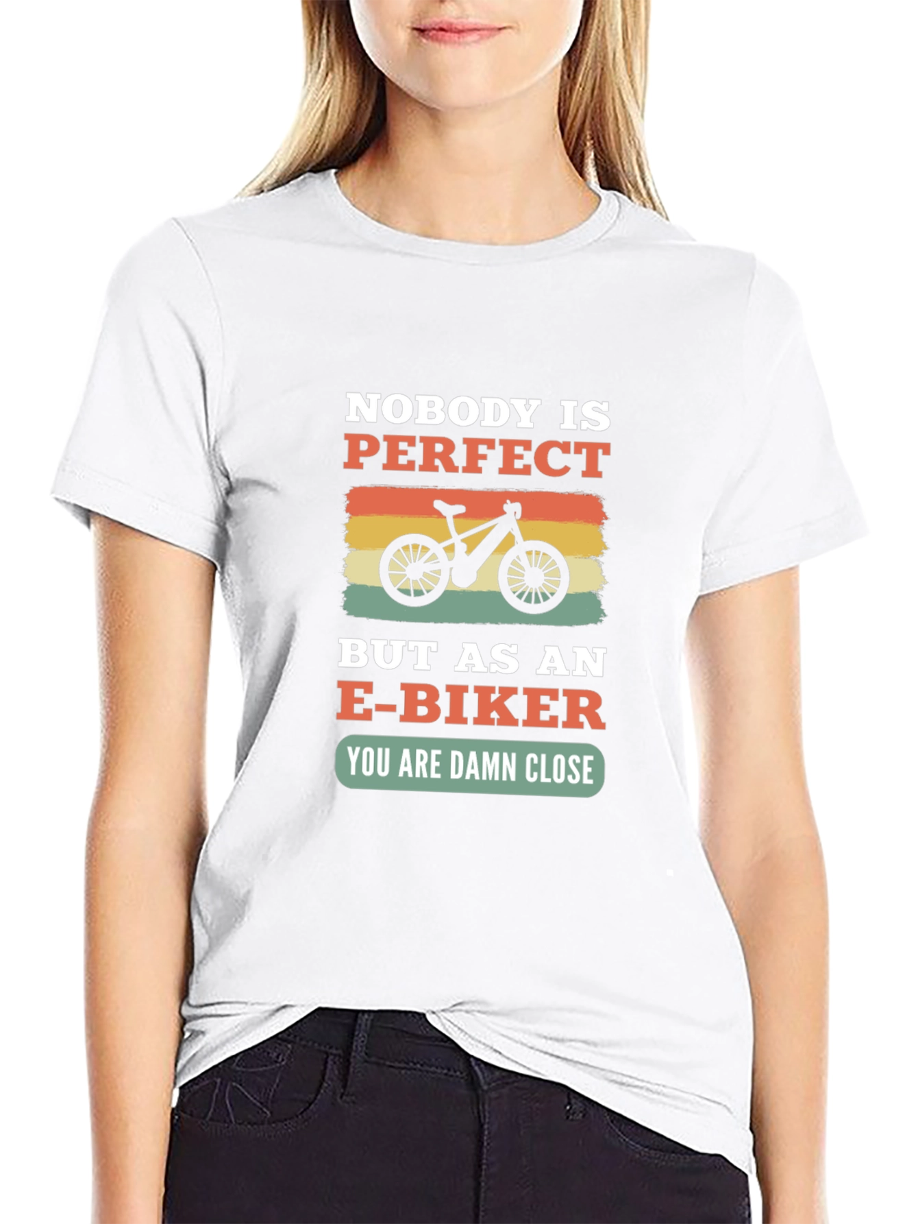 E-Biker Graphic Tee - Nobodys Perfect T-Shirt
