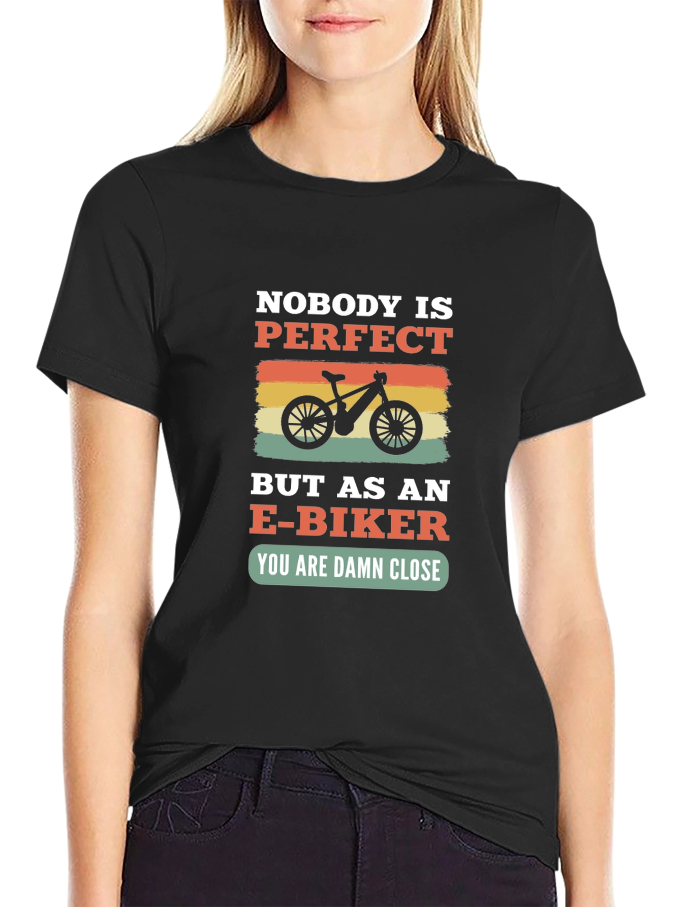 E-Biker Graphic Tee - Nobodys Perfect T-Shirt