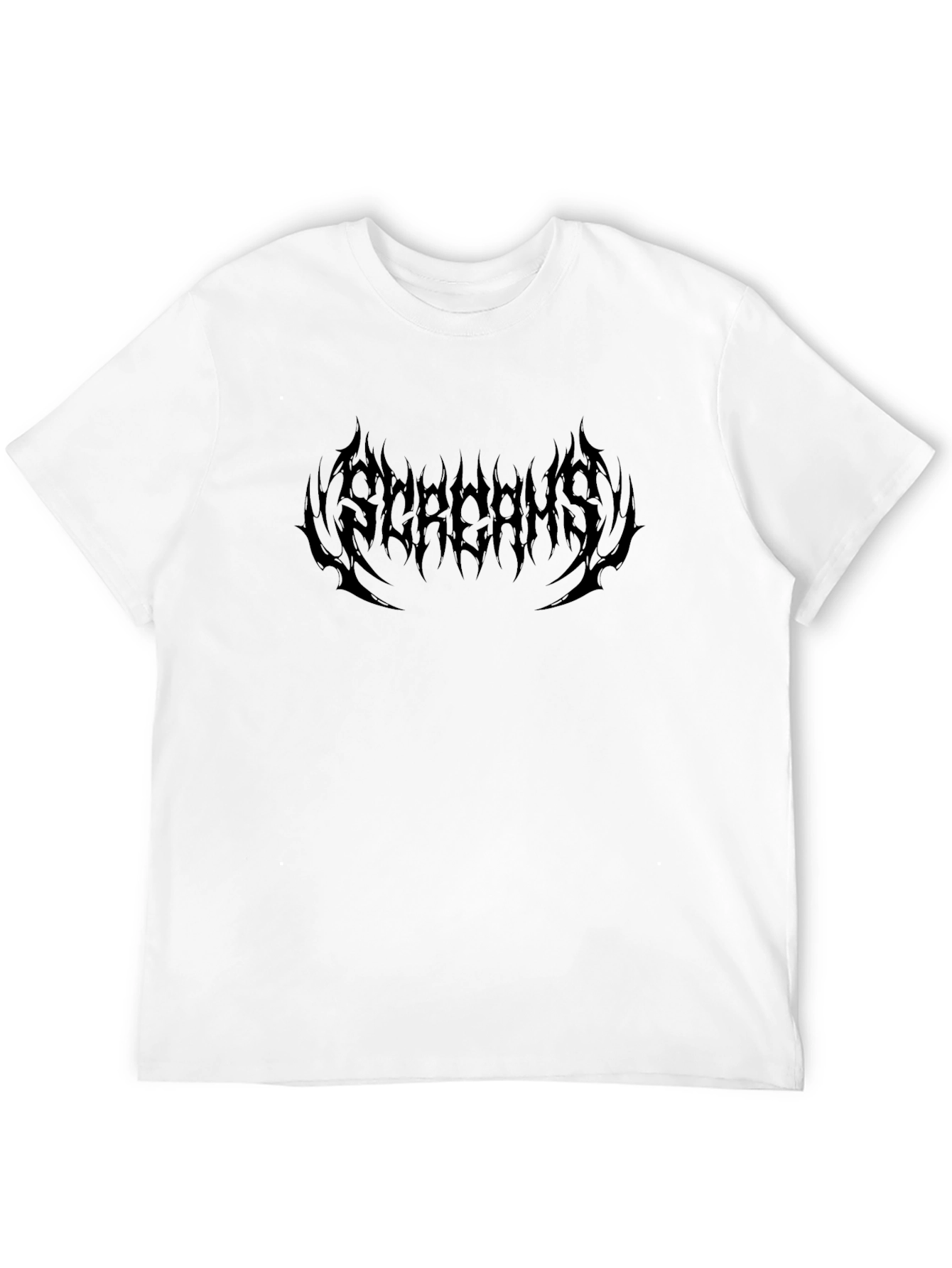 Black Screams Graphic T-Shirt - Edgy Style