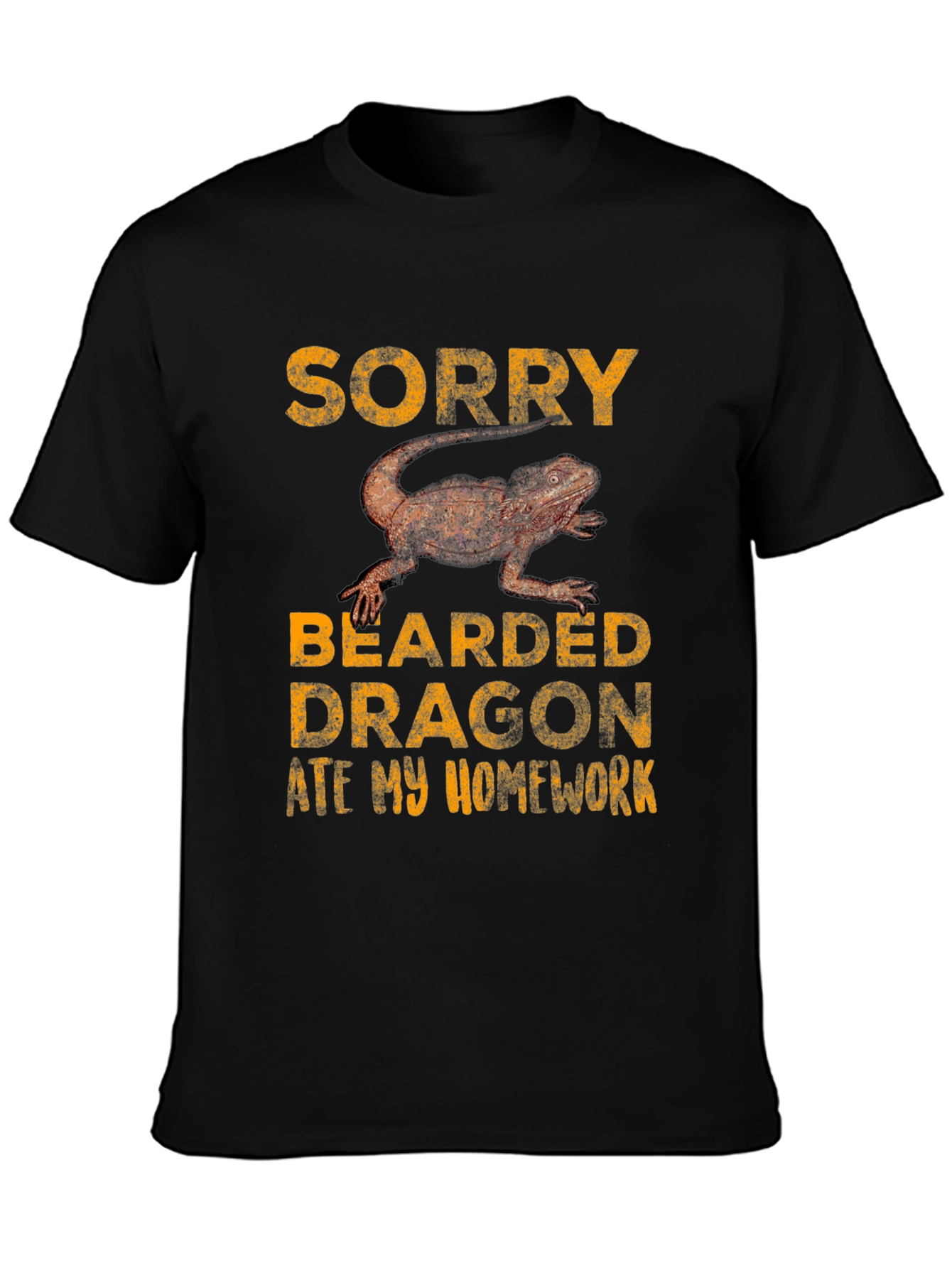 Funny Bearded Dragon Ate Homework T-Shirt