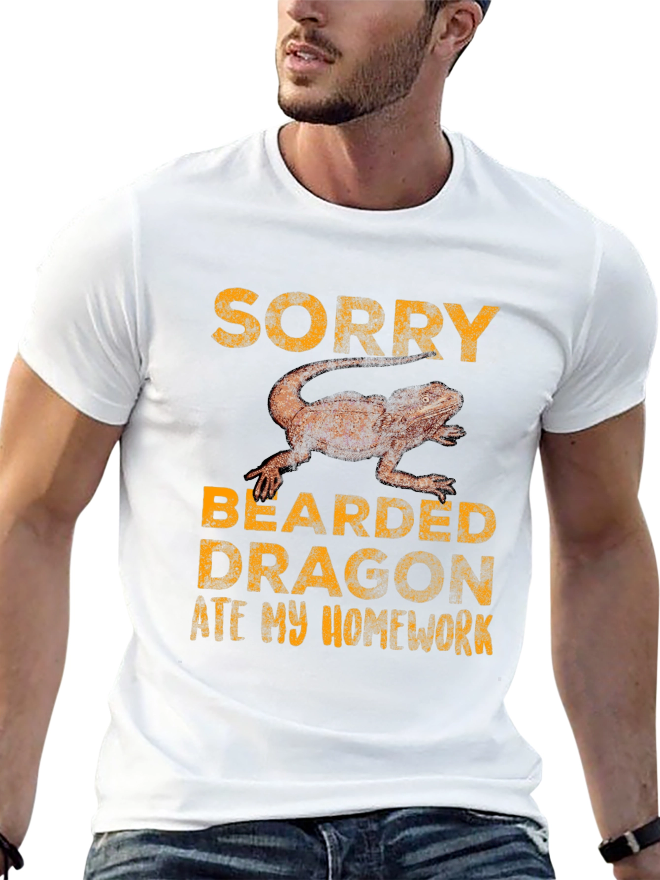 Funny Bearded Dragon Ate Homework T-Shirt
