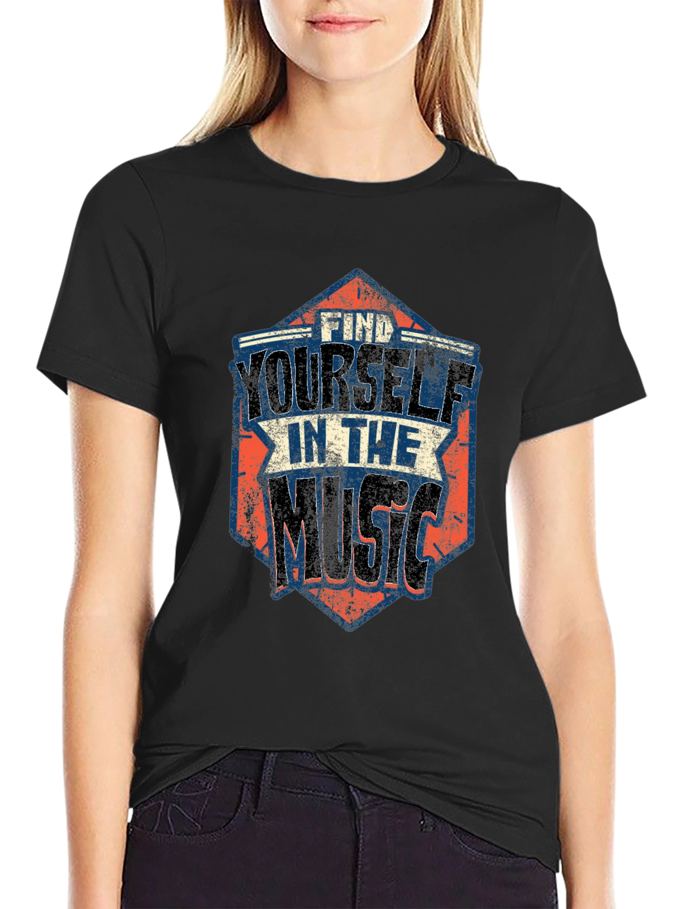 Find Yourself In The Music Graphic T-Shirt