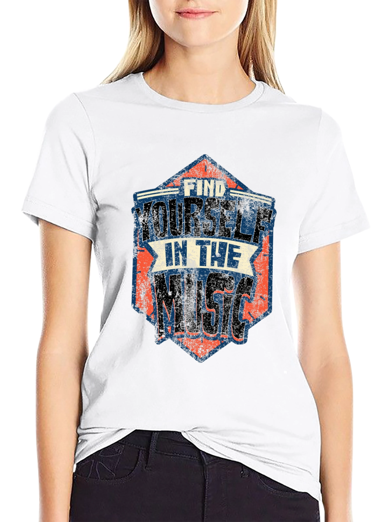 Find Yourself In The Music Graphic T-Shirt