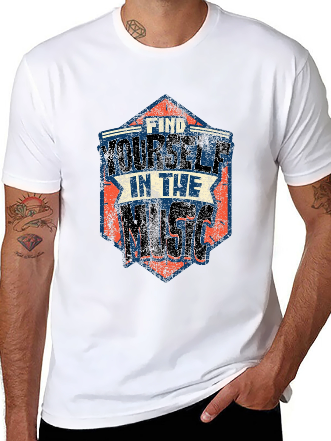 Find Yourself In The Music Graphic T-Shirt