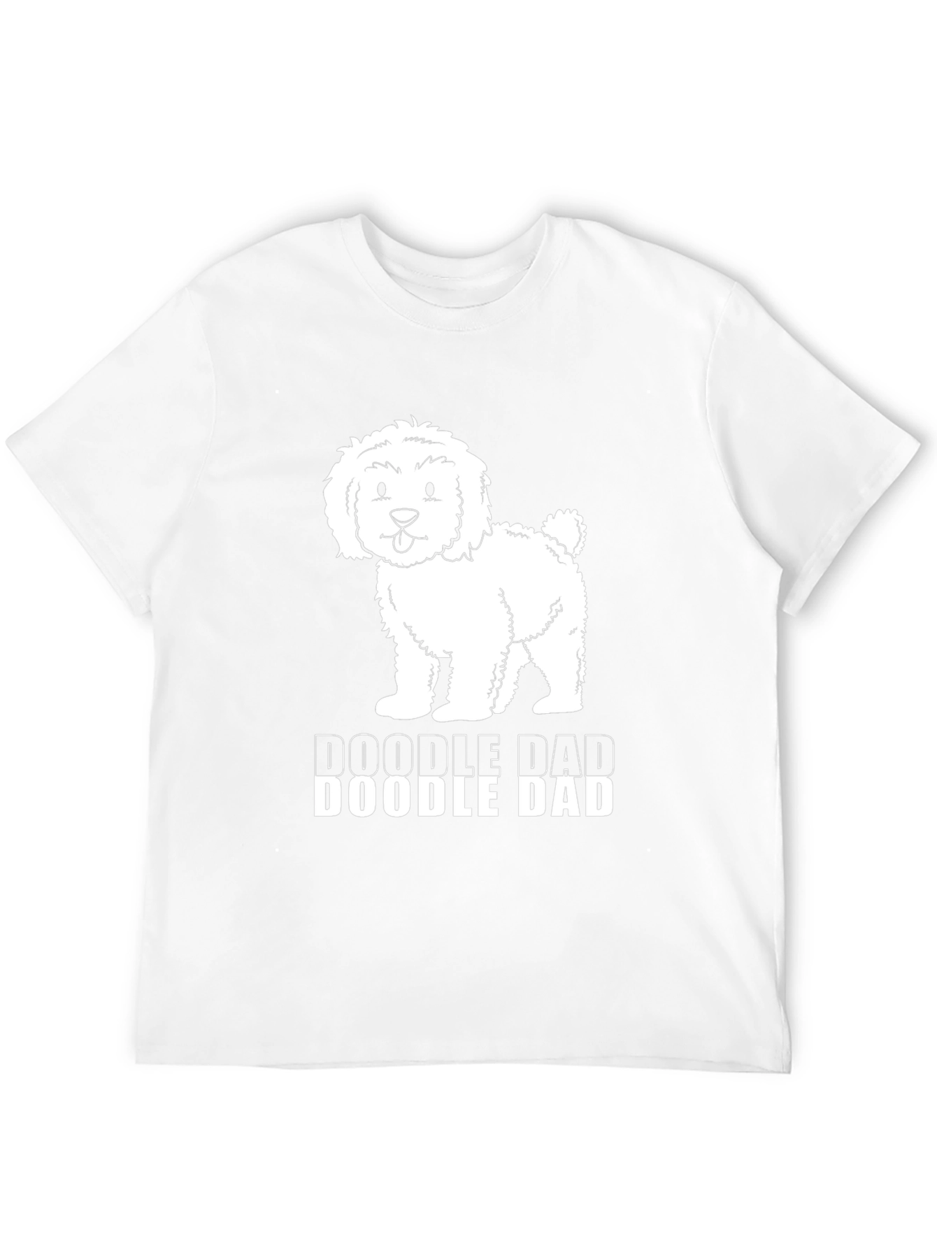 Doodle Dad Black T-Shirt