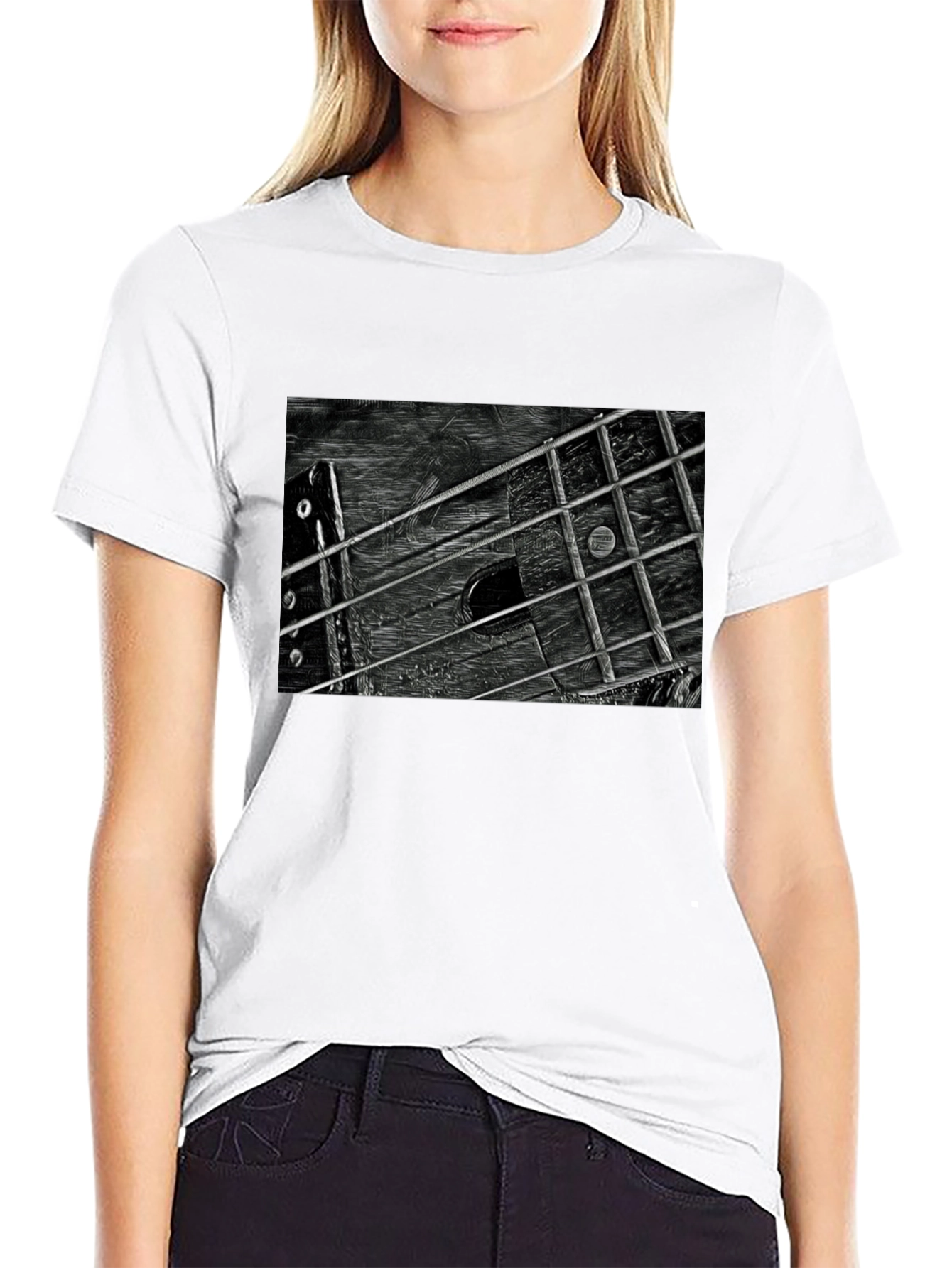 Guitar Fretboard T-Shirt - Music Lover Tee