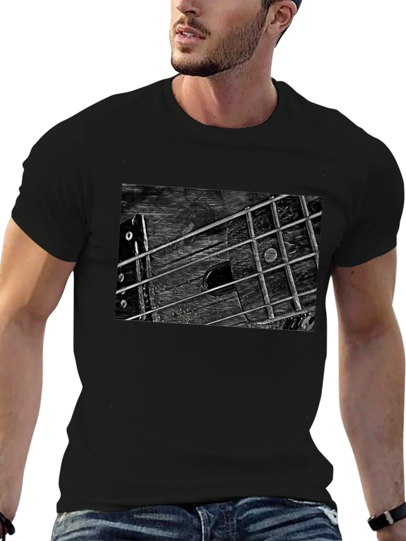 Guitar Fretboard T-Shirt - Music Lover Tee