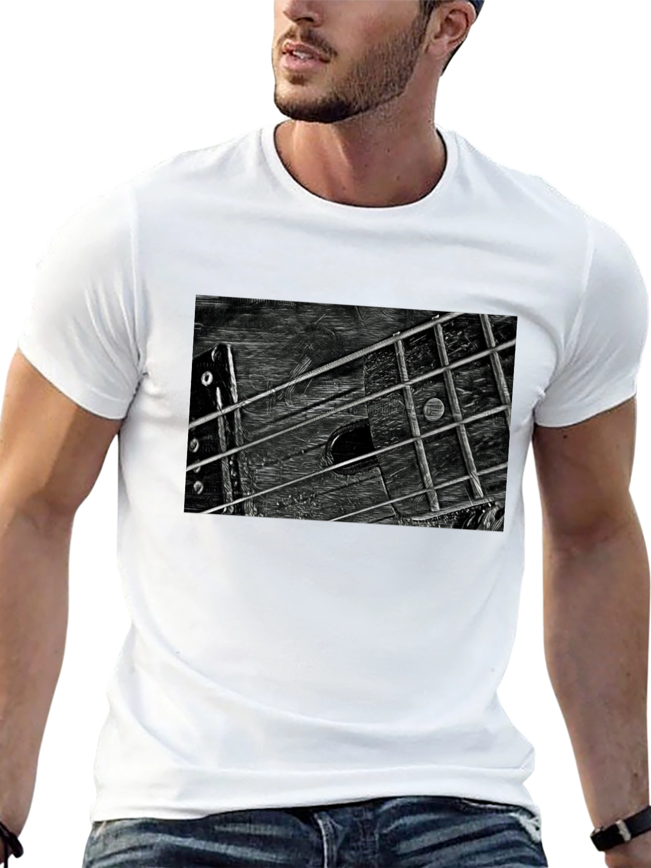 Guitar Fretboard T-Shirt - Music Lover Tee