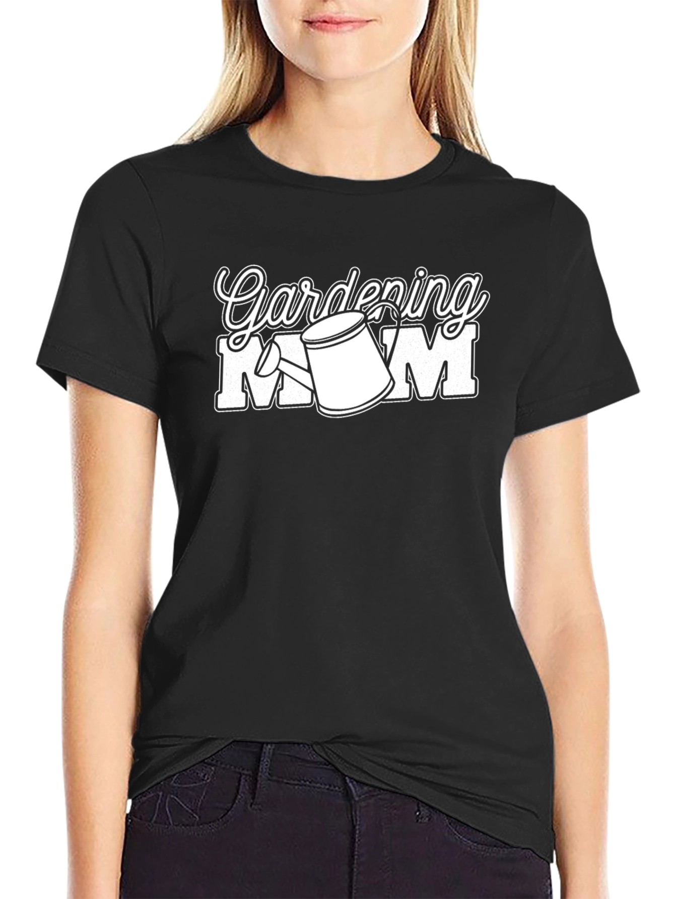 Gardening Mom T-Shirt - Black Novelty Graphic Tee