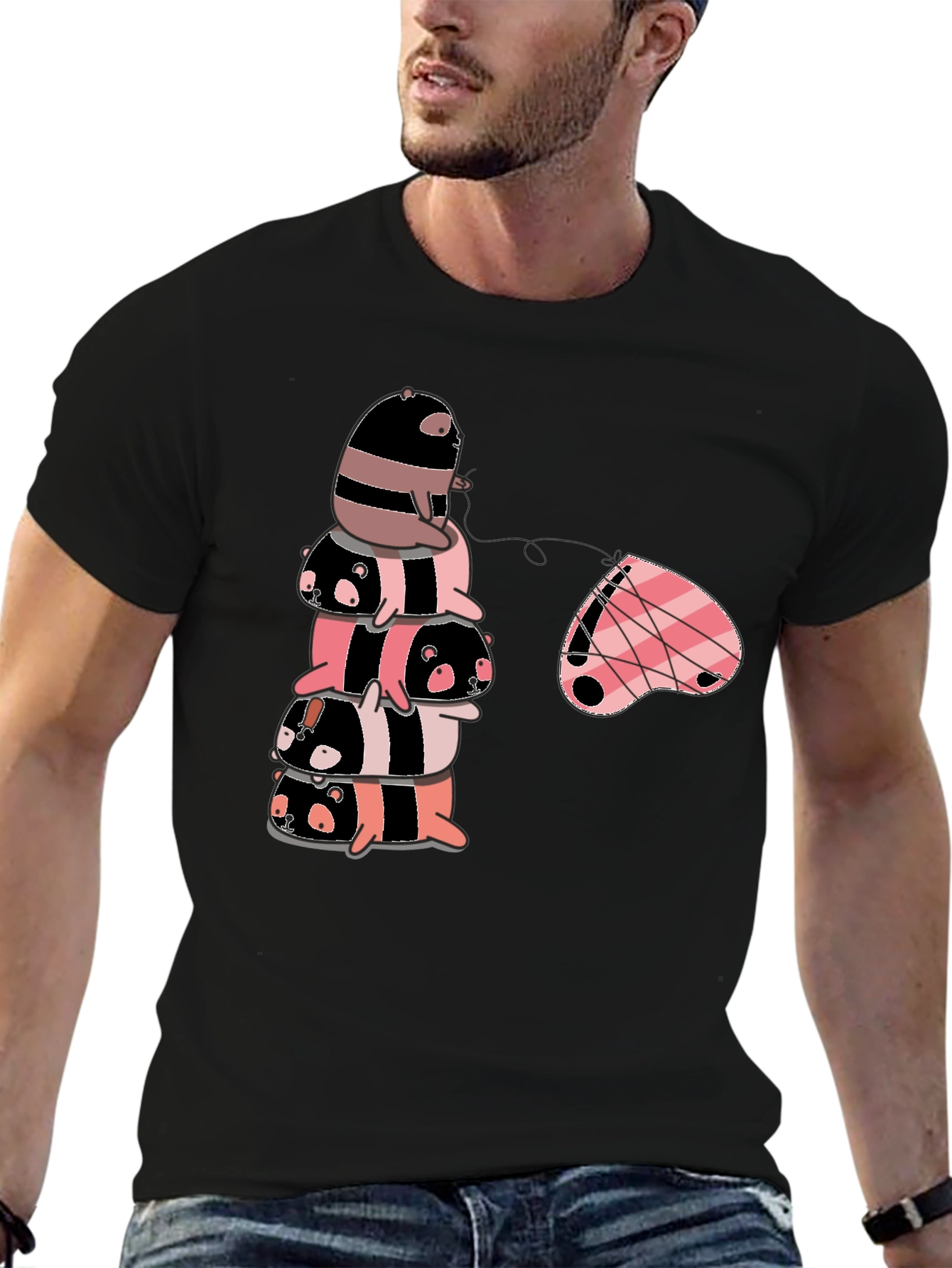 Stacked Sloth T-Shirt - Kawaii Style