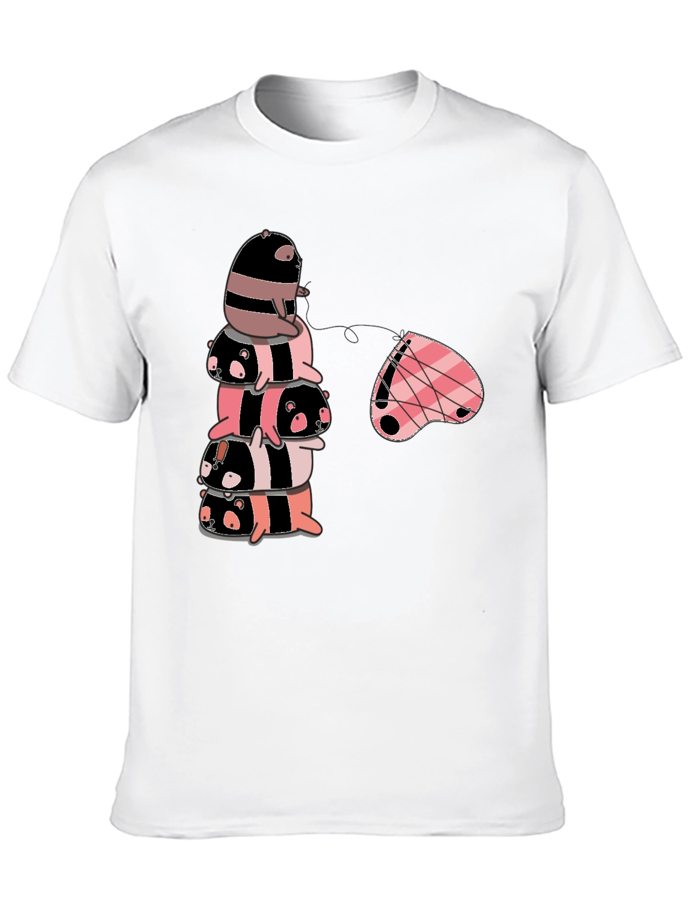 Stacked Sloth T-Shirt - Kawaii Style