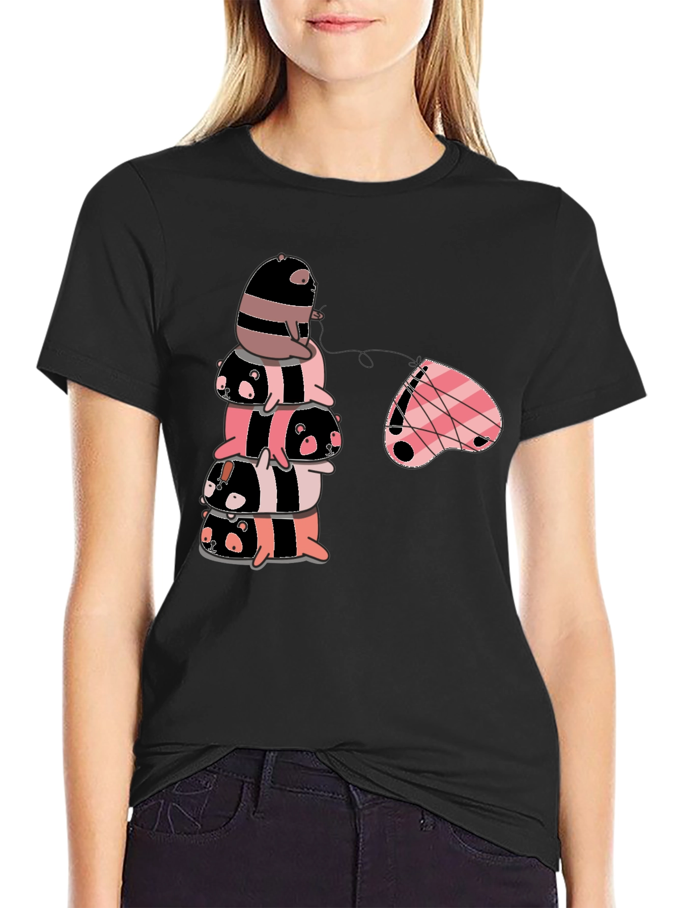 Stacked Sloth T-Shirt - Kawaii Style