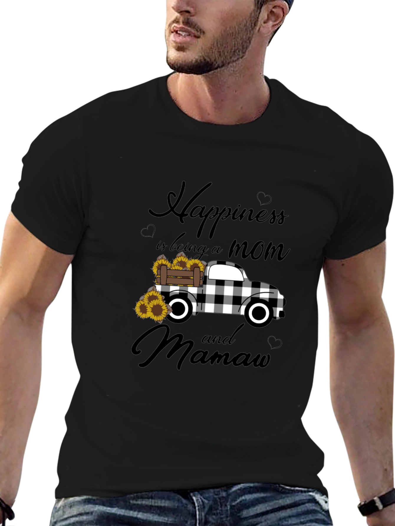Happiness Mom and Mamaw Graphic Tee