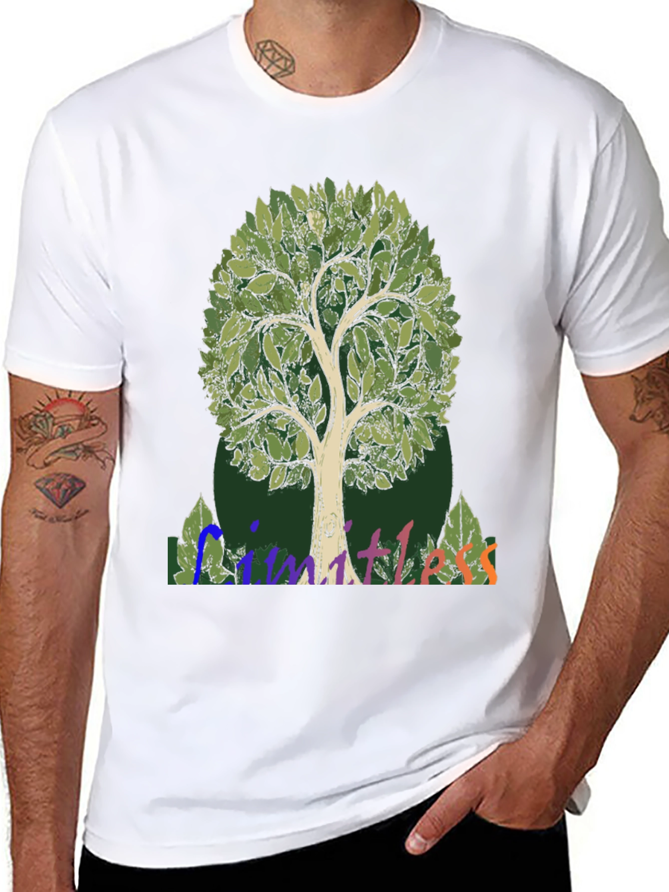 Limitless Tree Graphic Tee - Nature Inspired Design