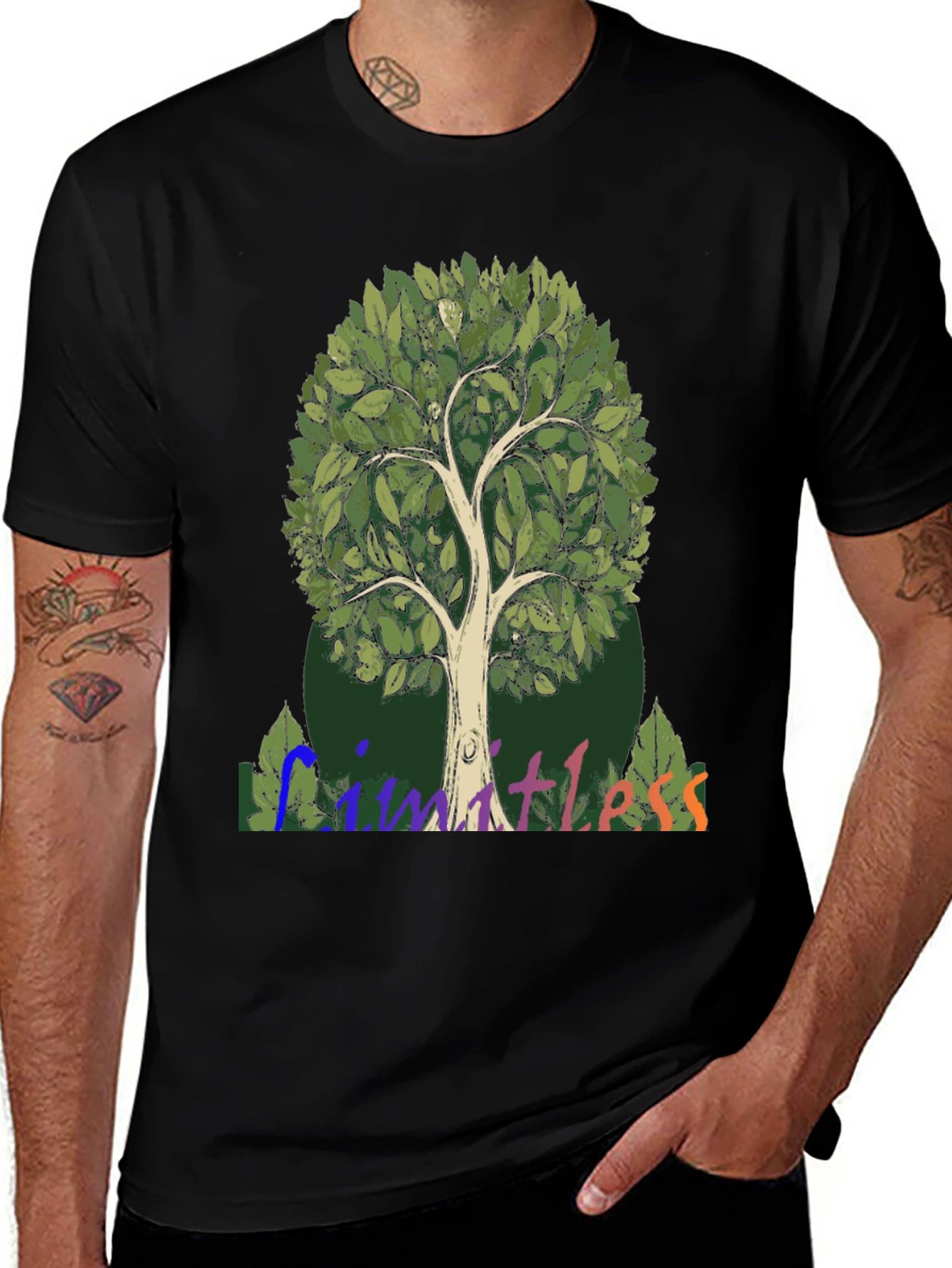 Limitless Tree Graphic Tee - Nature Inspired Design
