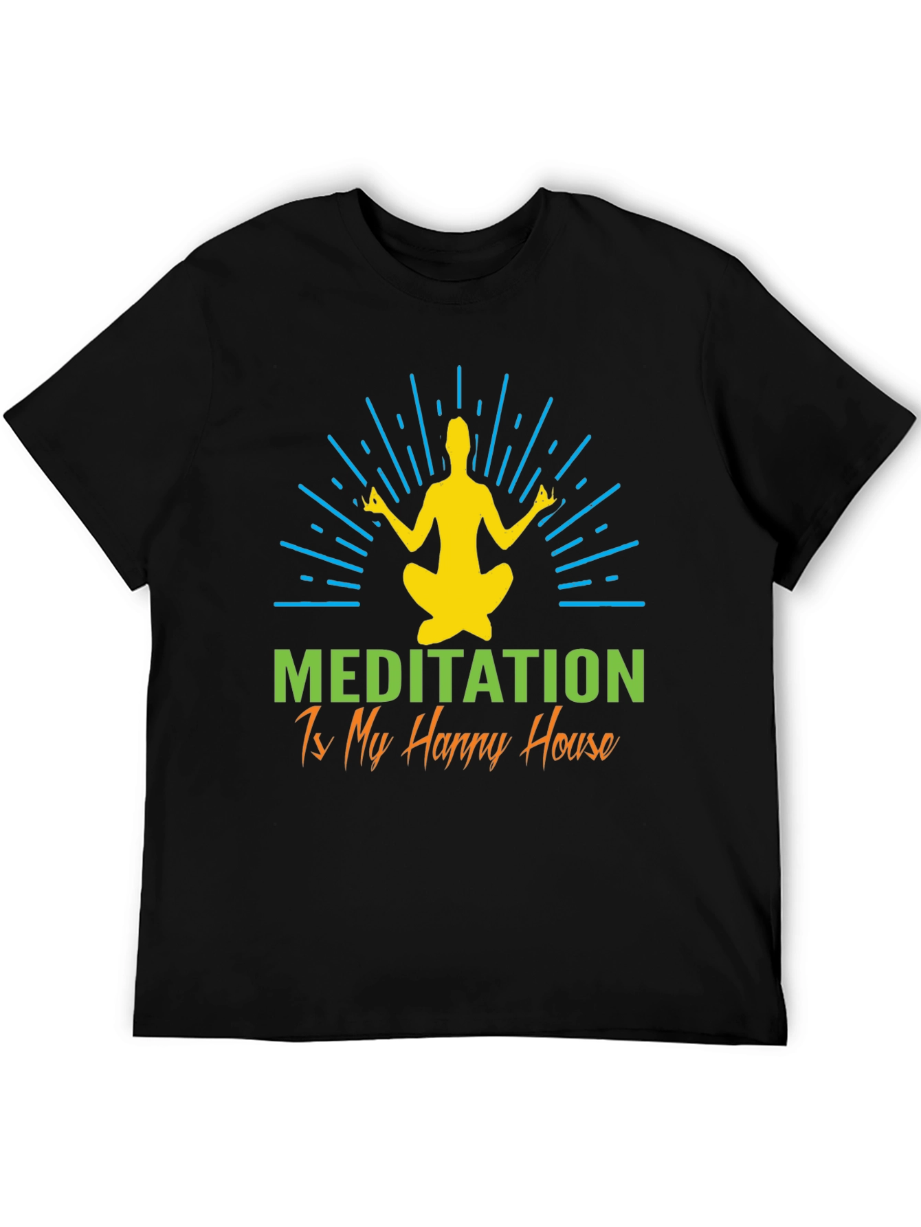 Meditation Happy House Graphic Tee