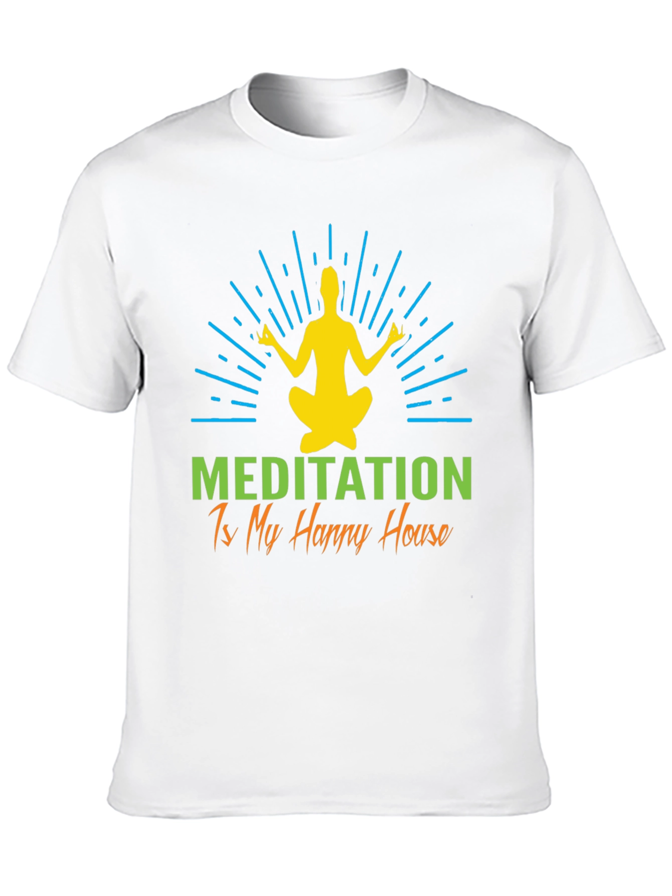 Meditation Happy House Graphic Tee