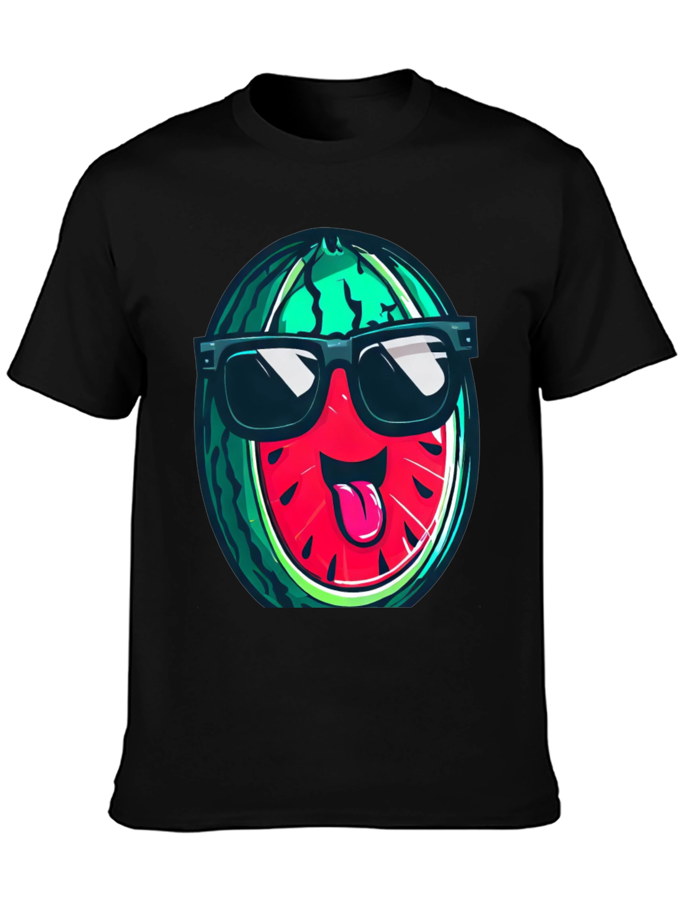Cool Watermelon Graphic T-Shirt
